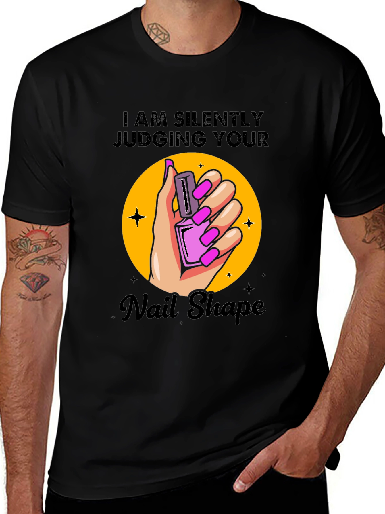 Funny Nail Shape Judging T-Shirt