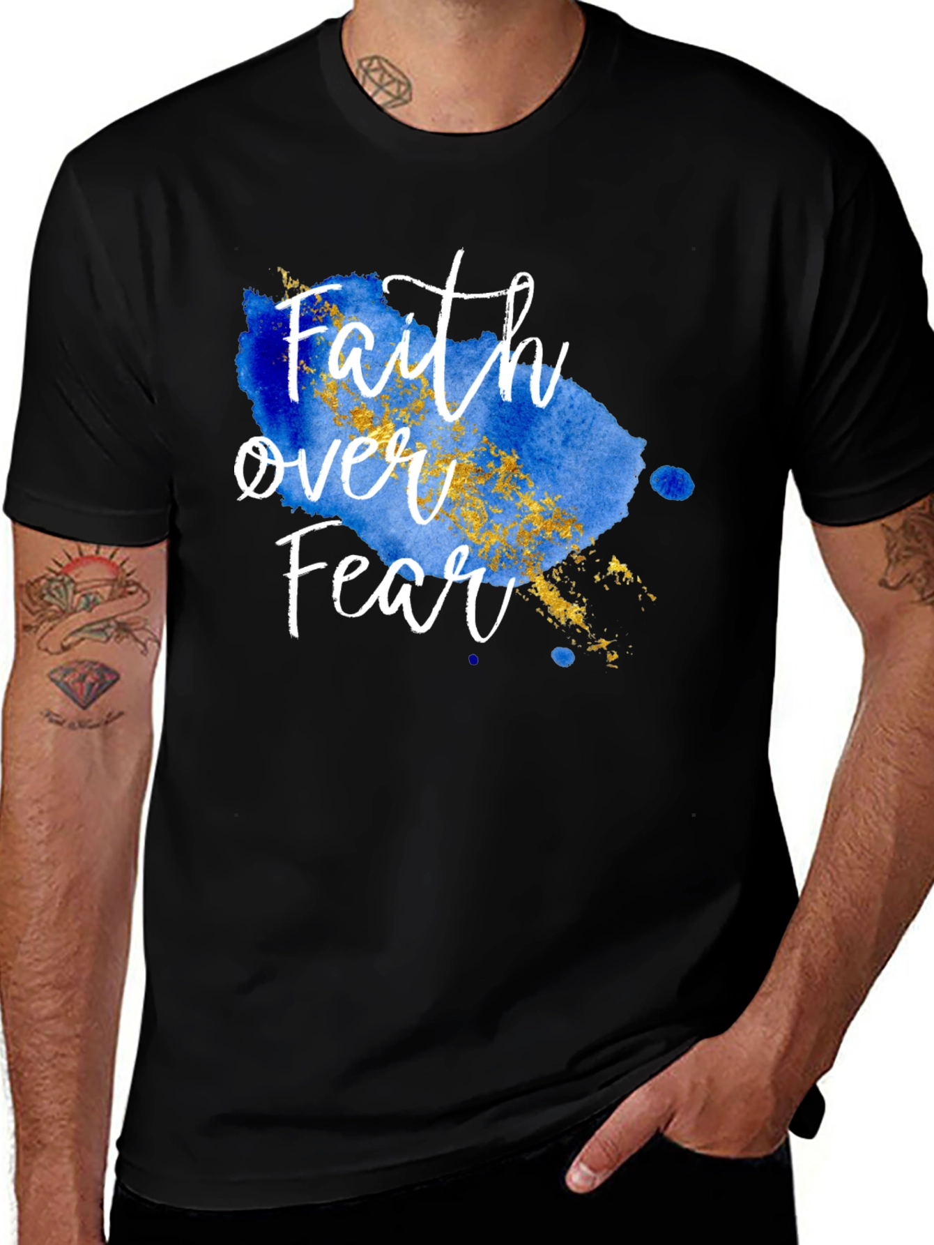 Faith Over Fear T-Shirt - Inspirational Christian Apparel
