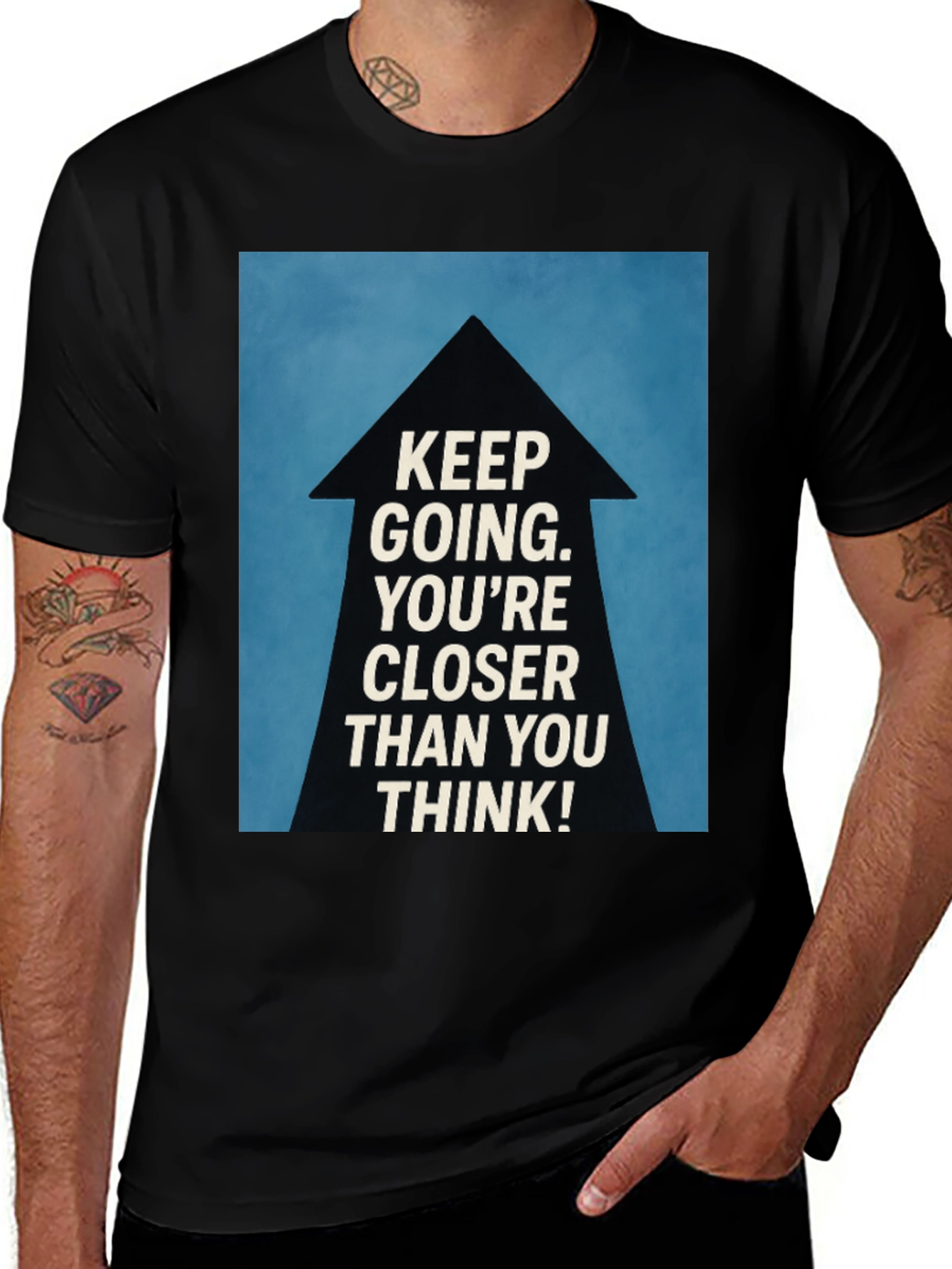 Variant 20 of Motivational Keep Going T-Shirt