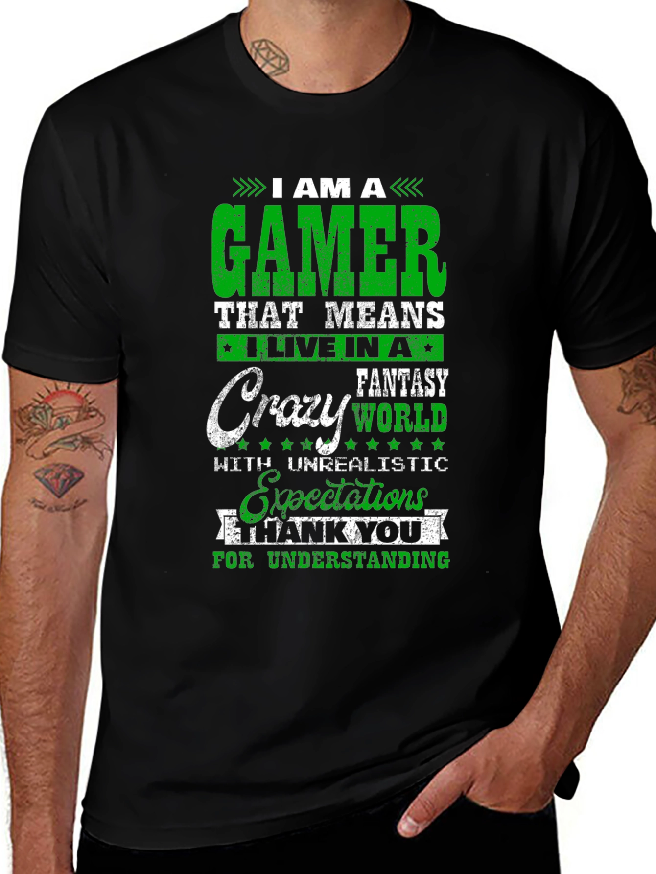 I Am A Gamer T-Shirt - Fantasy World