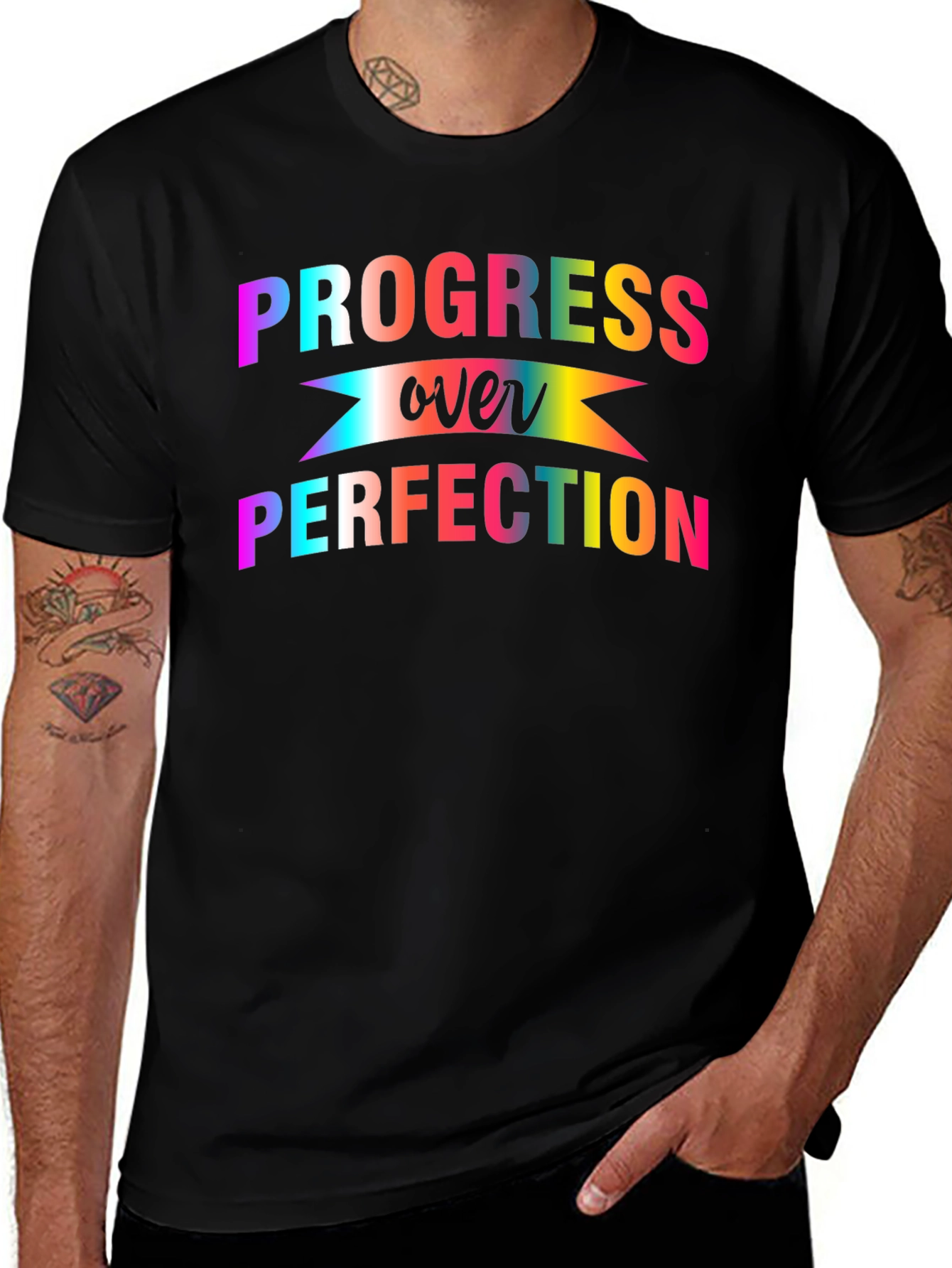 Variant 18 of Progress Over Perfection Graphic Tee