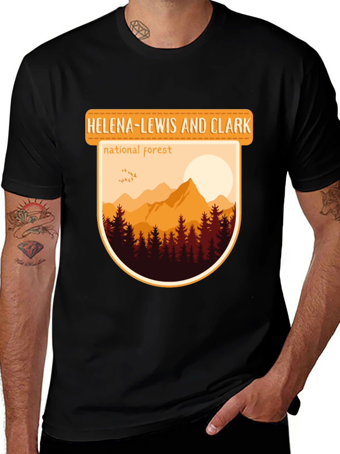 Variant 19 of Helena-Lewis and Clark National Forest Graphic Tee