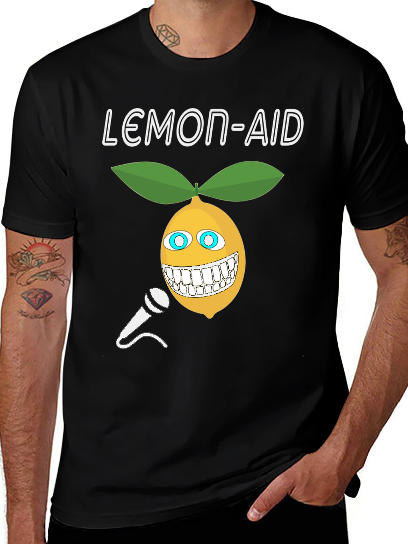 Variant 20 of Lemon-Aid Graphic T-Shirt - Funny Lemon Design