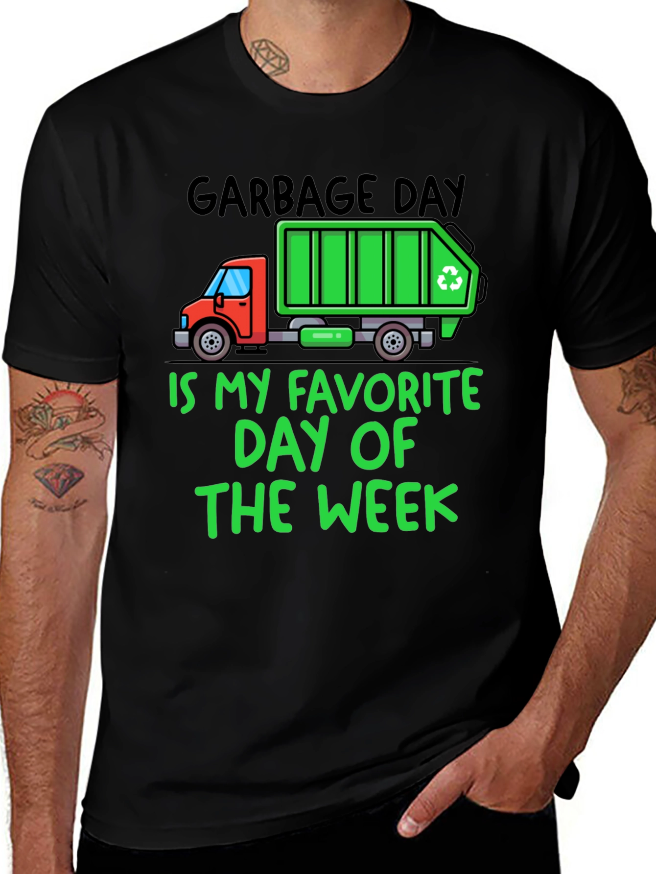 Variant 21 of Garbage Day is My Favorite Day of the Week T-Shirt