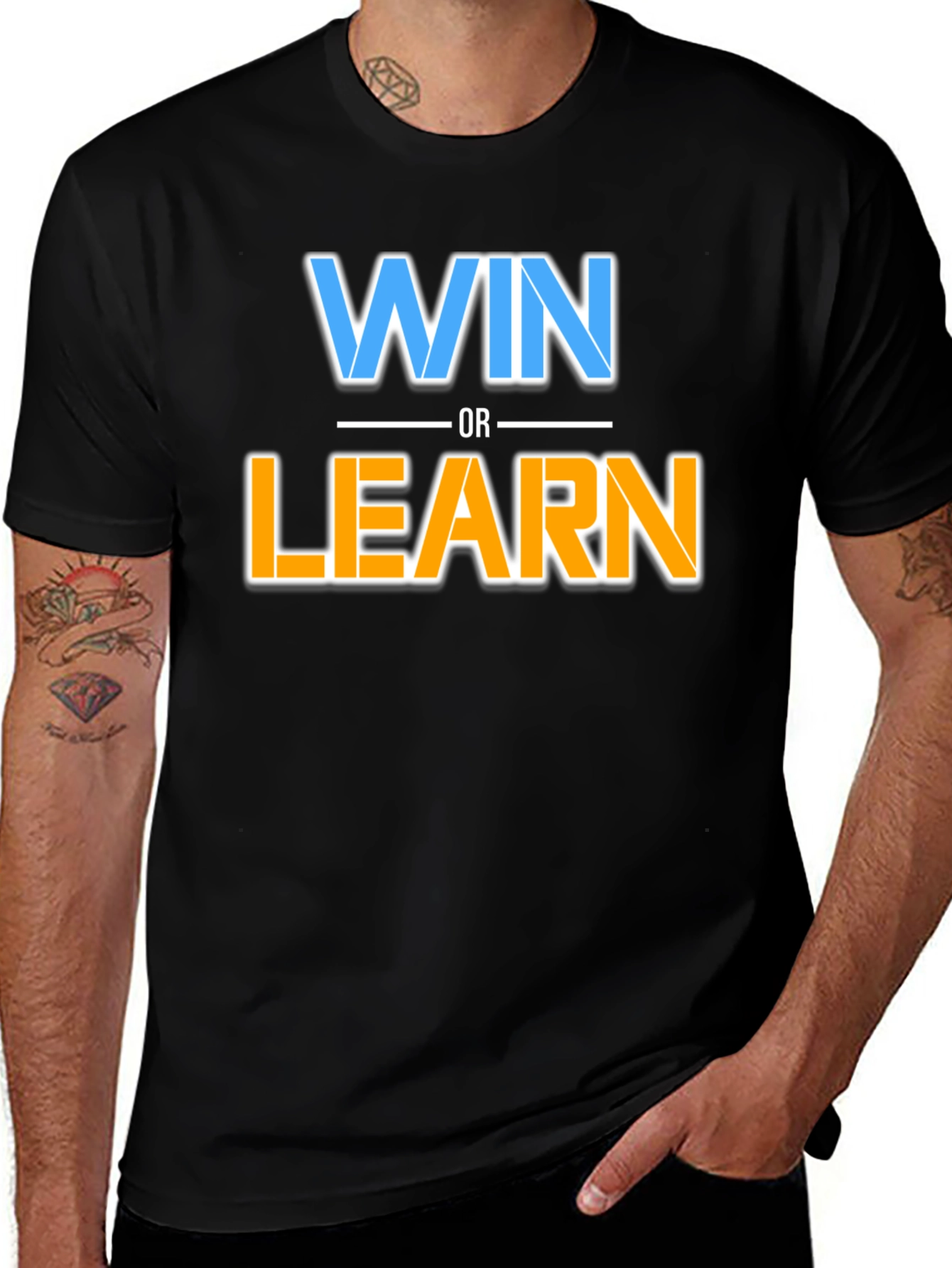 Variant 26 of Win or Learn Graphic T-Shirt - Motivation