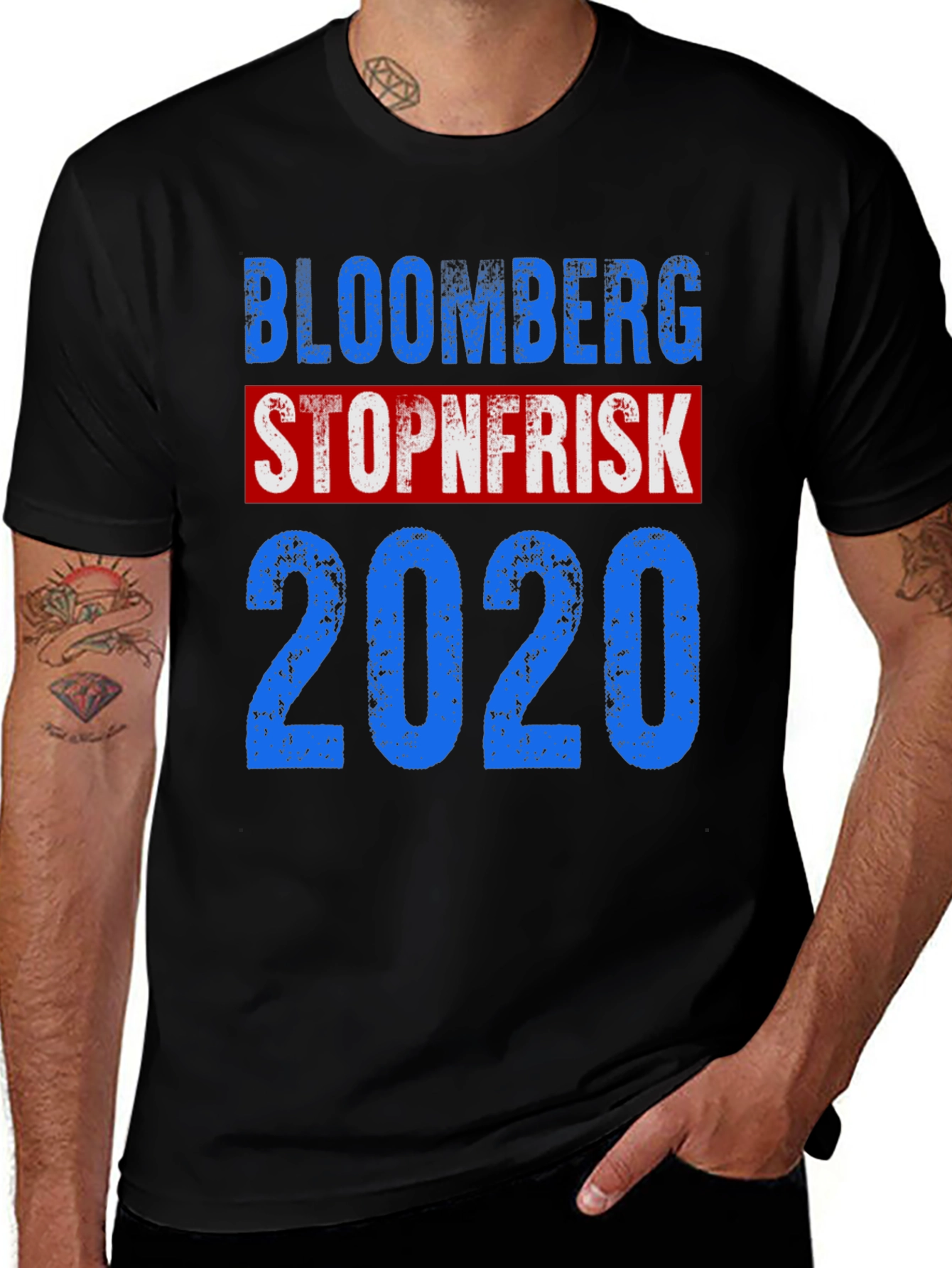 Variant 25 of Bloomberg Stopnfrisk 2020 T-Shirt