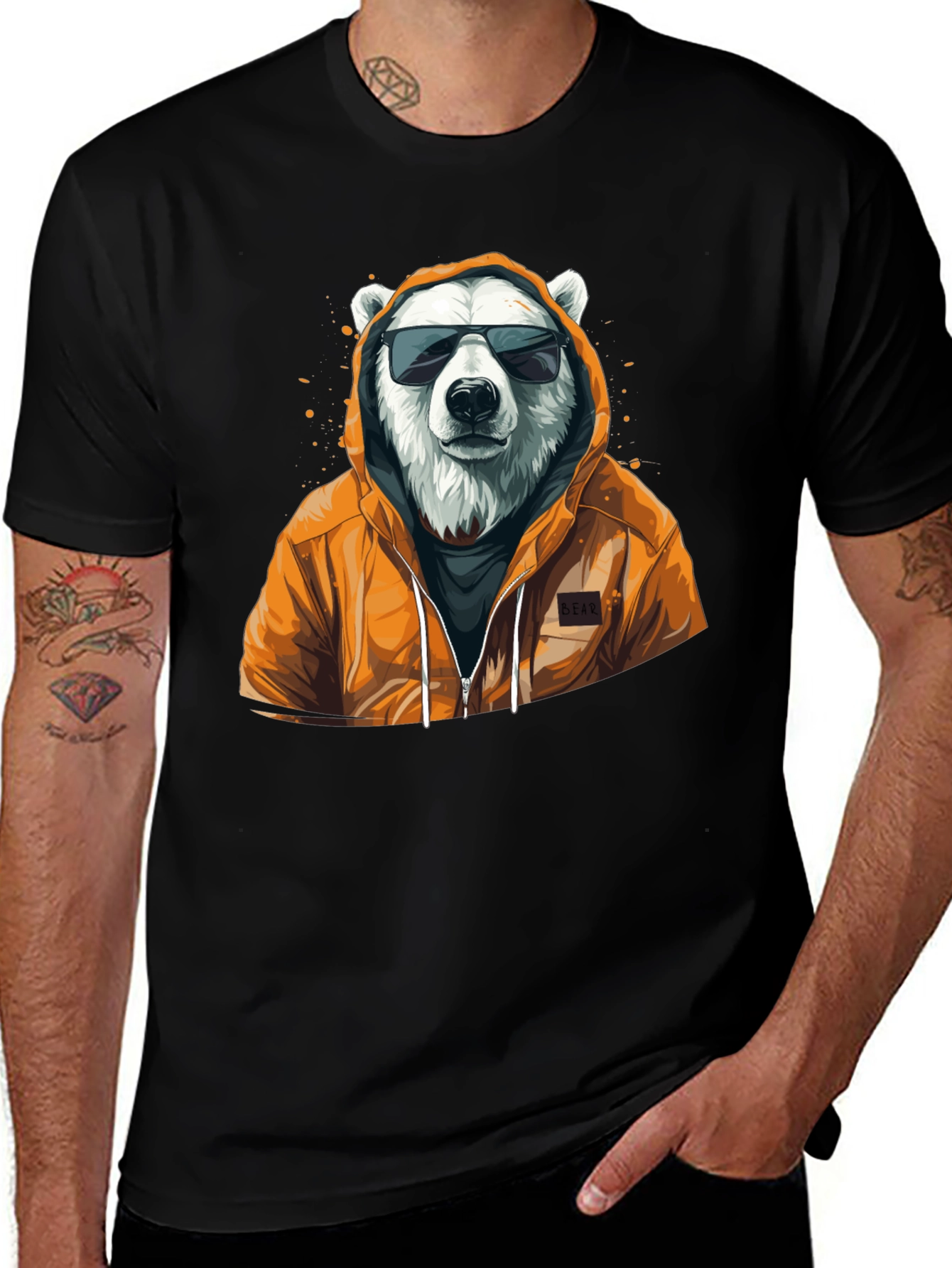 Variant 5 of Cool Bear Graphic Tee - Urban Style