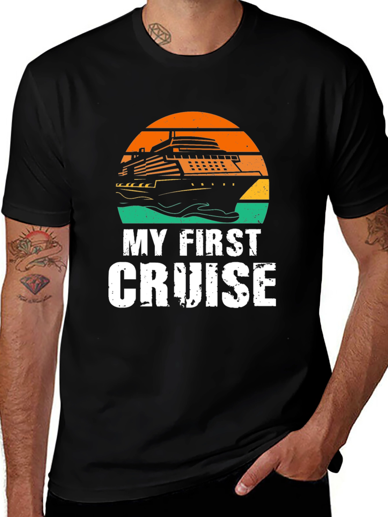 Variant 3 of My First Cruise T-Shirt - Vacation Souvenir Tee