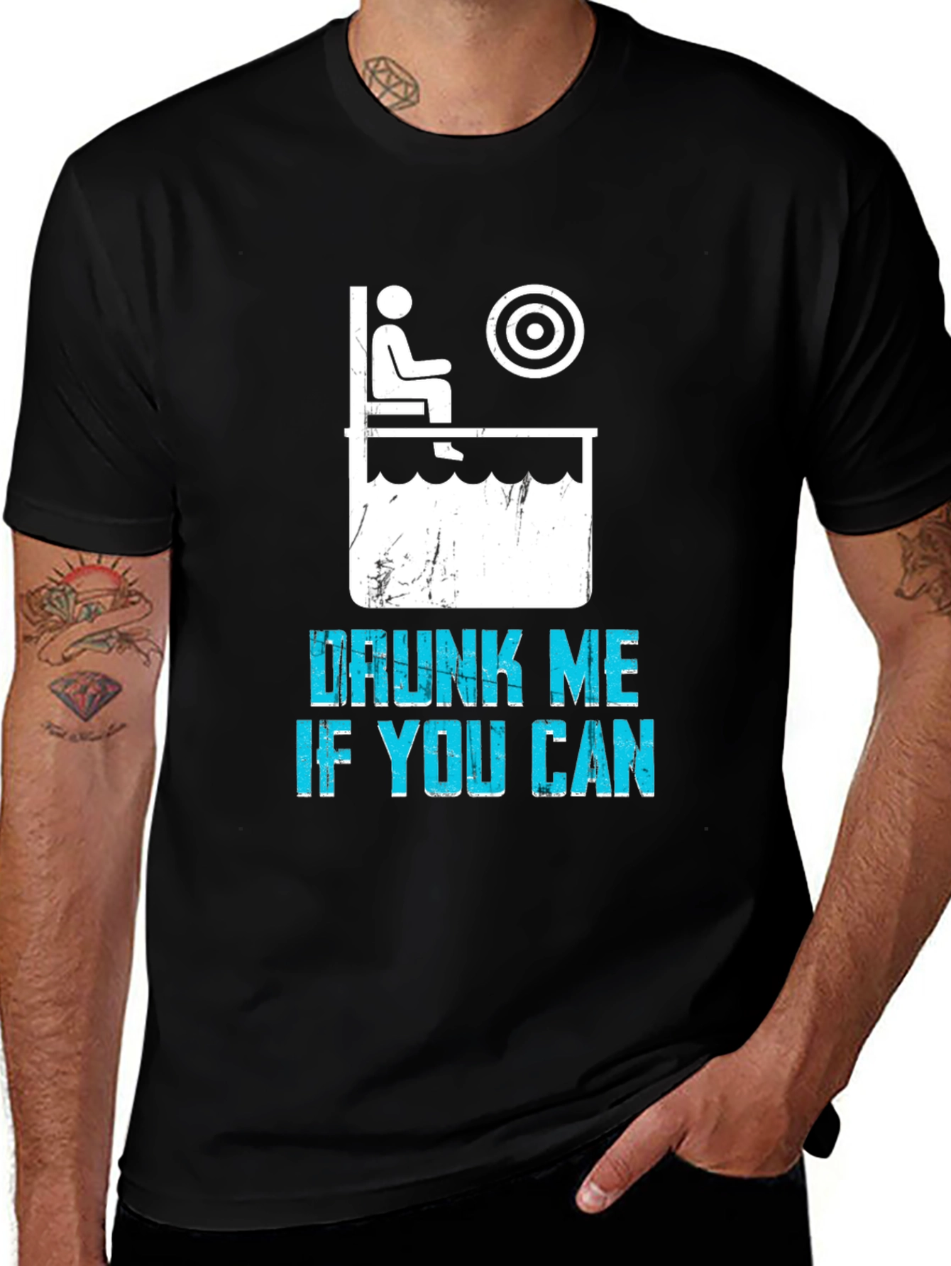 Variant 20 of Drunk Me If You Can Graphic Tee - Novelty T-Shirt