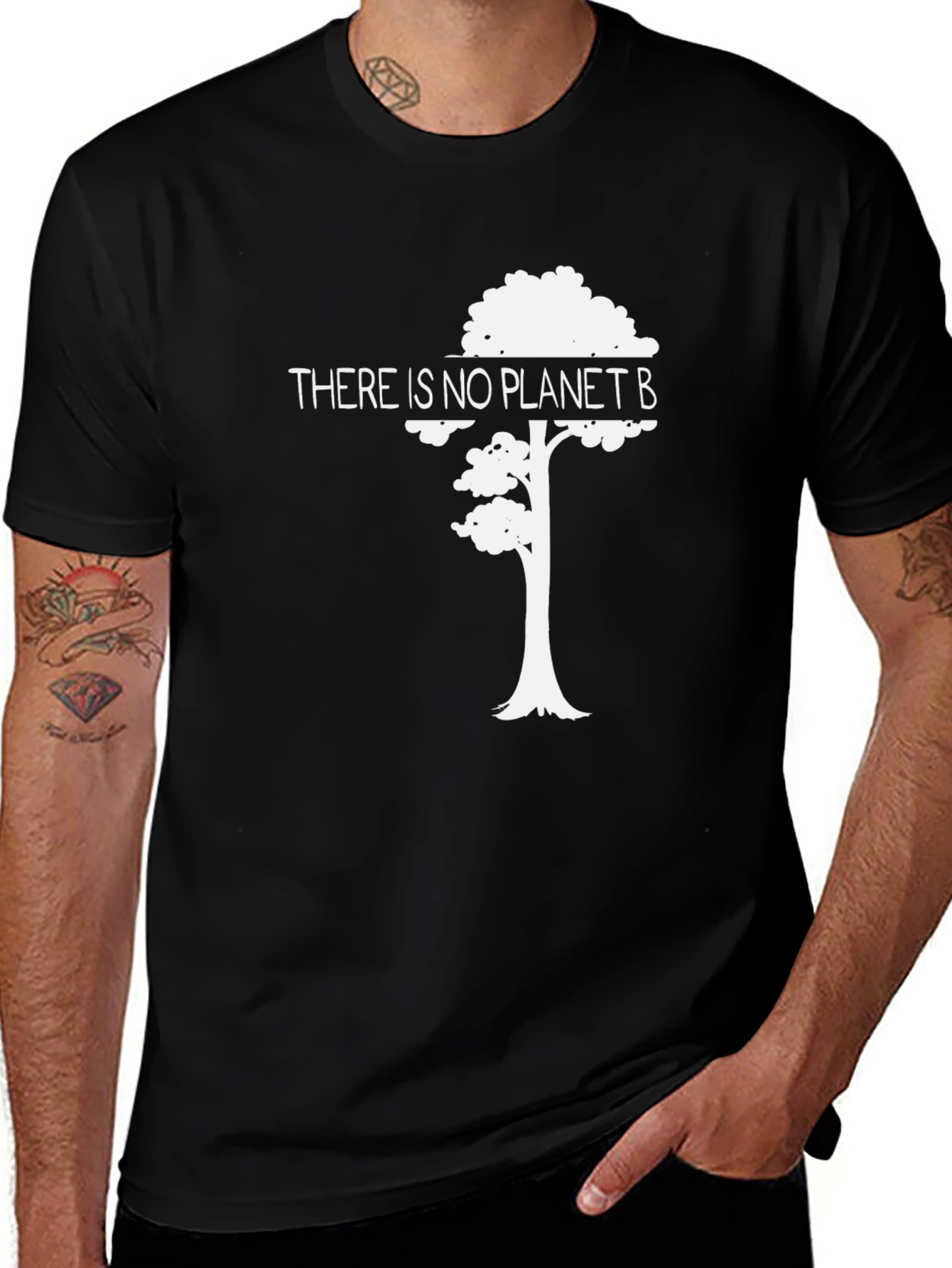 Variant 17 of Planet B Tree Graphic T-Shirt