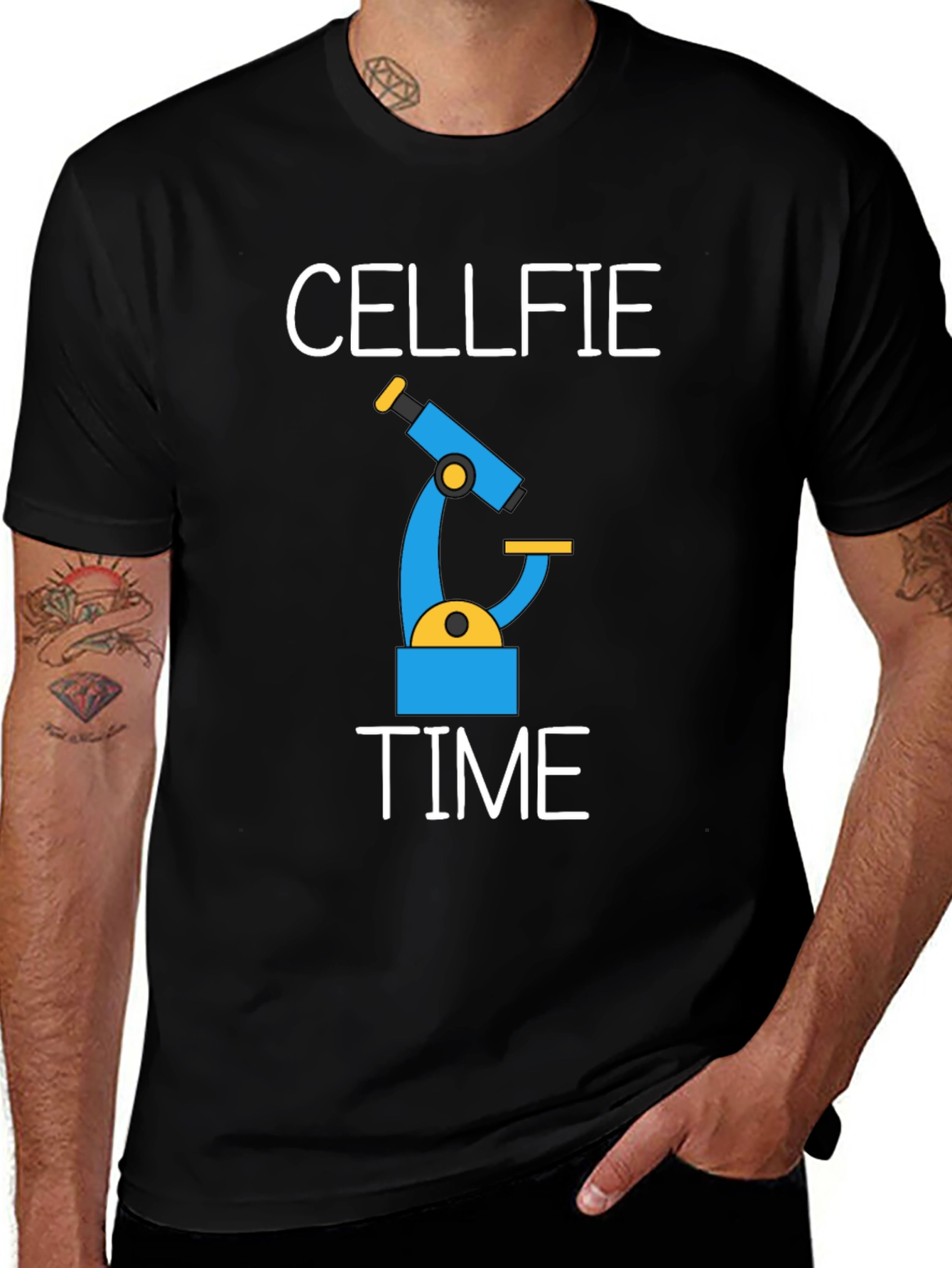 Cellfie Time T-Shirt - Science Pun Tee