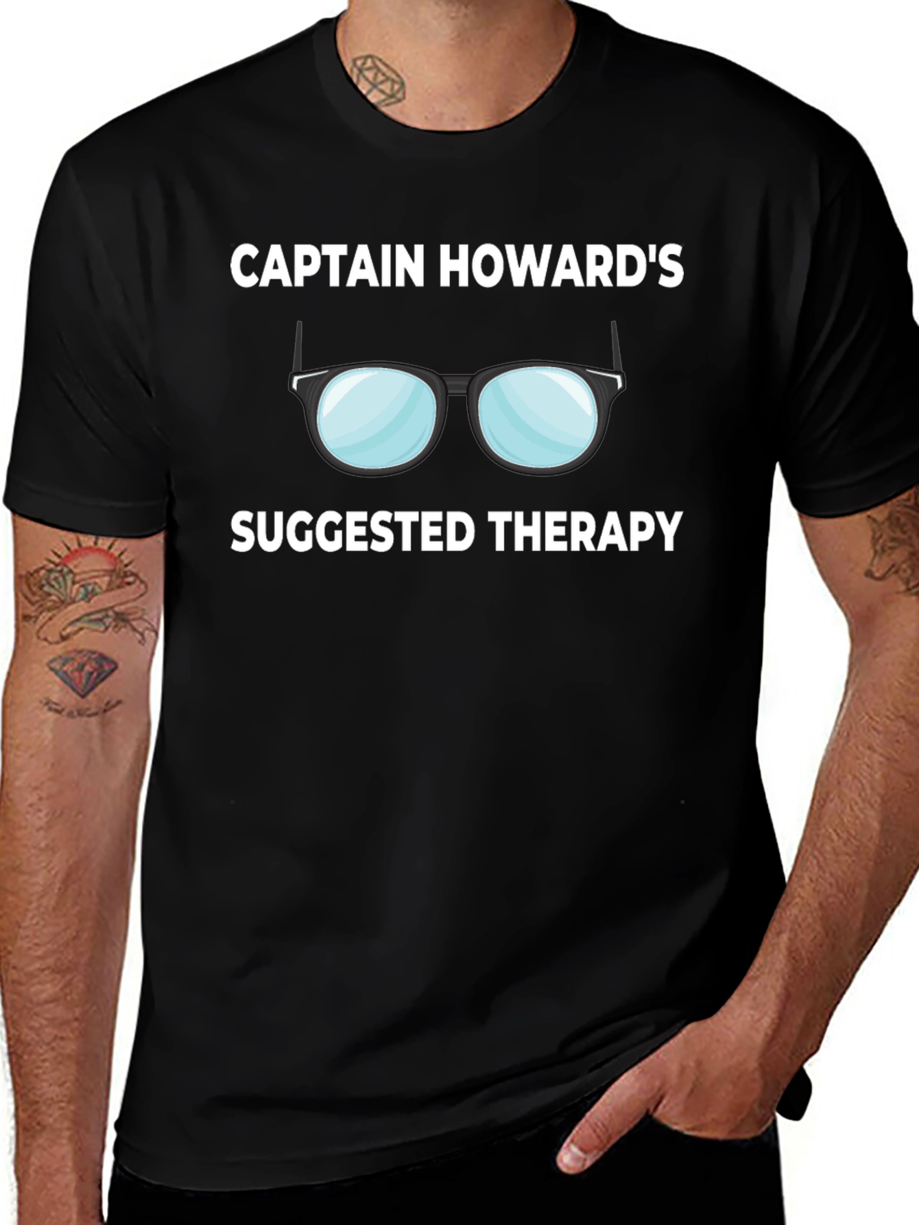 Variant 16 of Captain Howard's Therapy T-Shirt