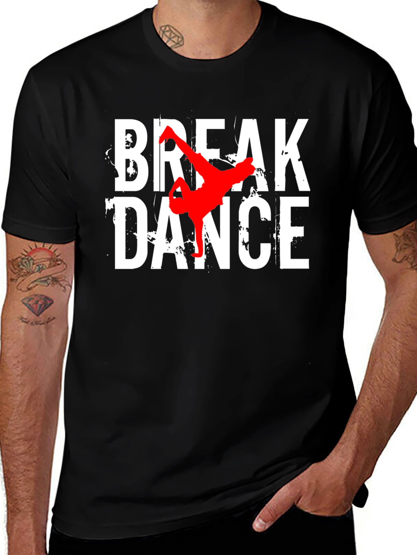 Variant 24 of Break Dance Graphic T-Shirt - Stylish Streetwear