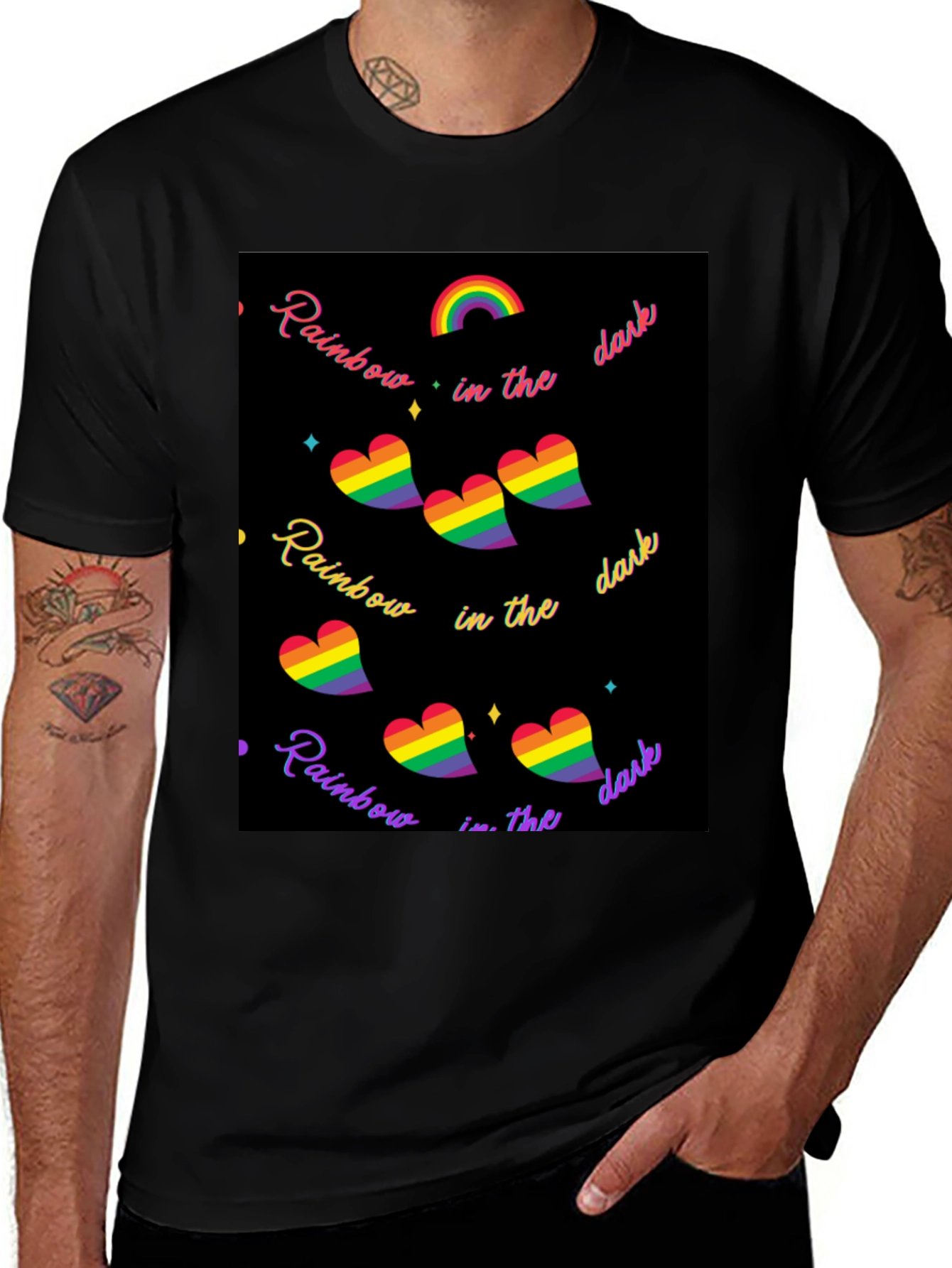 Variant 18 of Rainbow in the Dark Pride T-Shirt