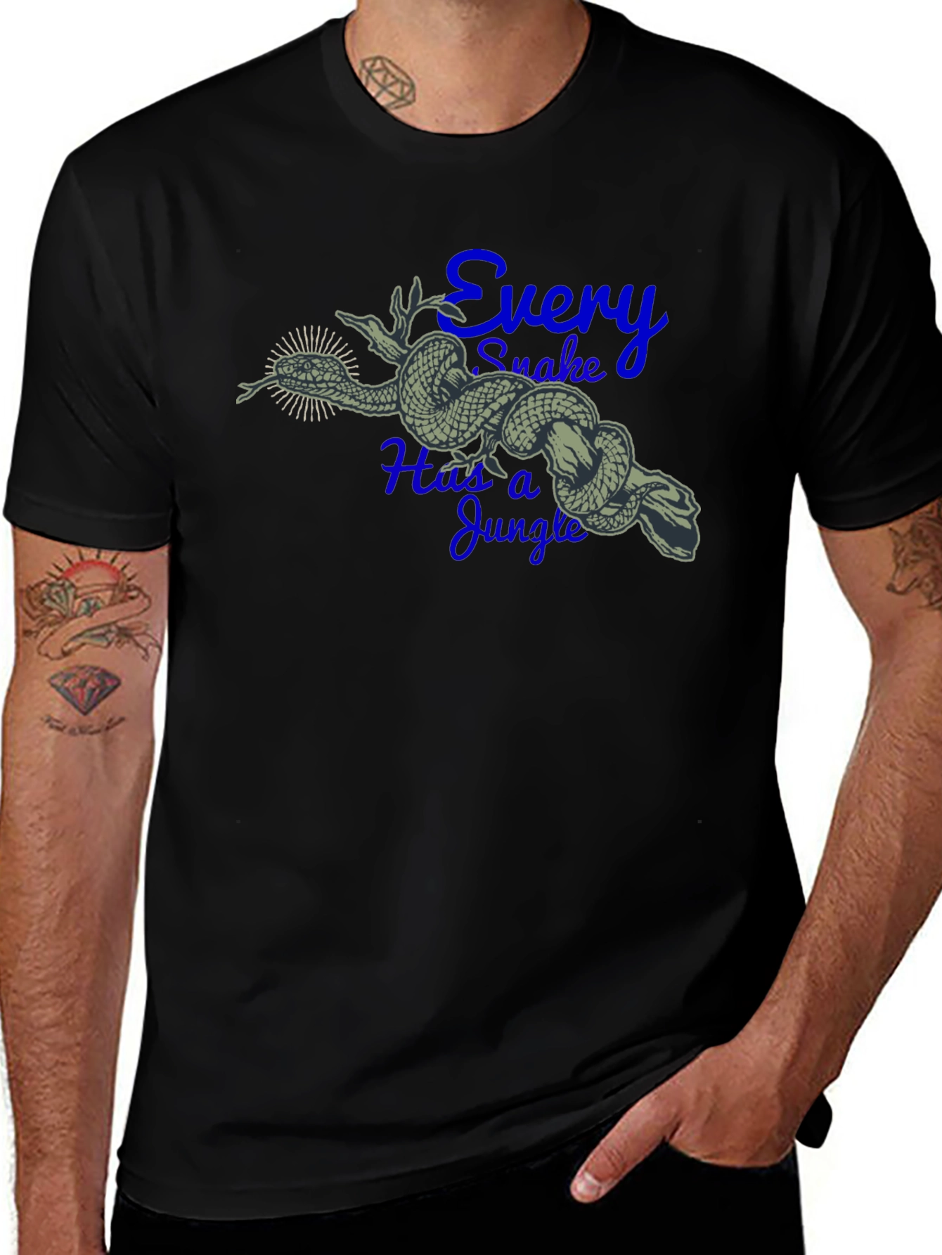 Variant 8 of Every Snake Has A Jungle Graphic T-Shirt