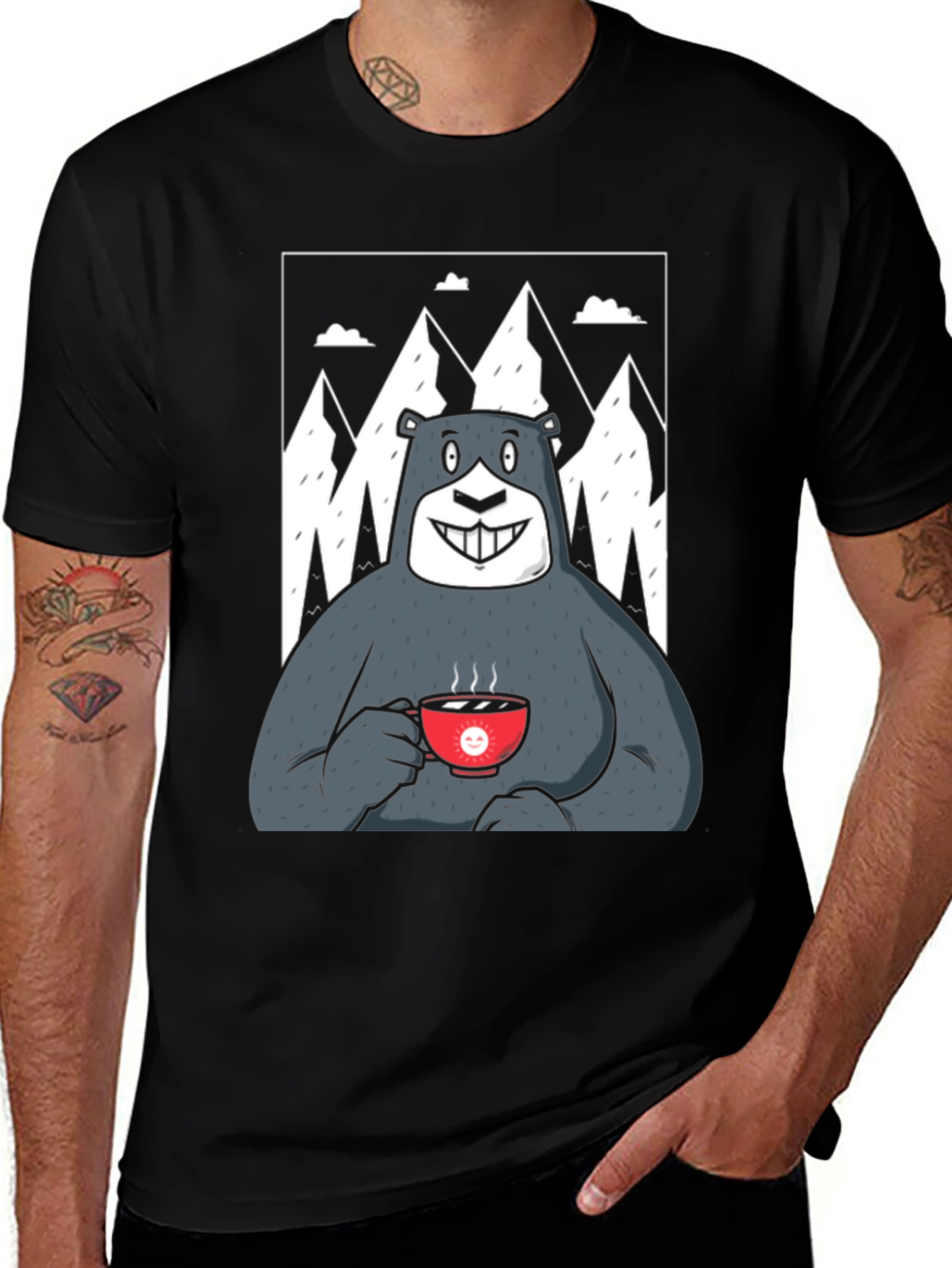 Variant 17 of Bear Mountain Coffee Tee