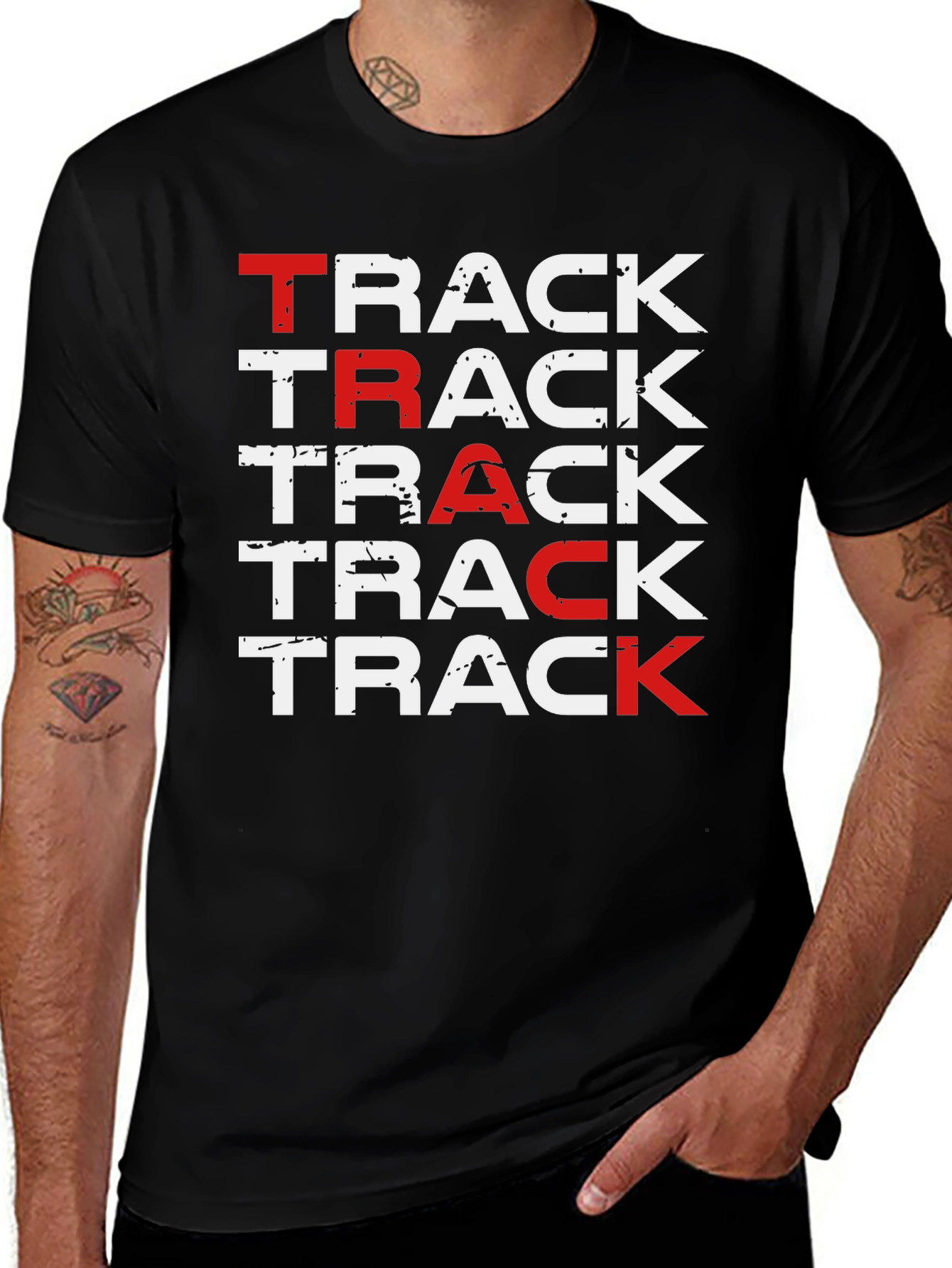 Variant 29 of Track Repetition T-Shirt - Bold Design, Comfortable Fit