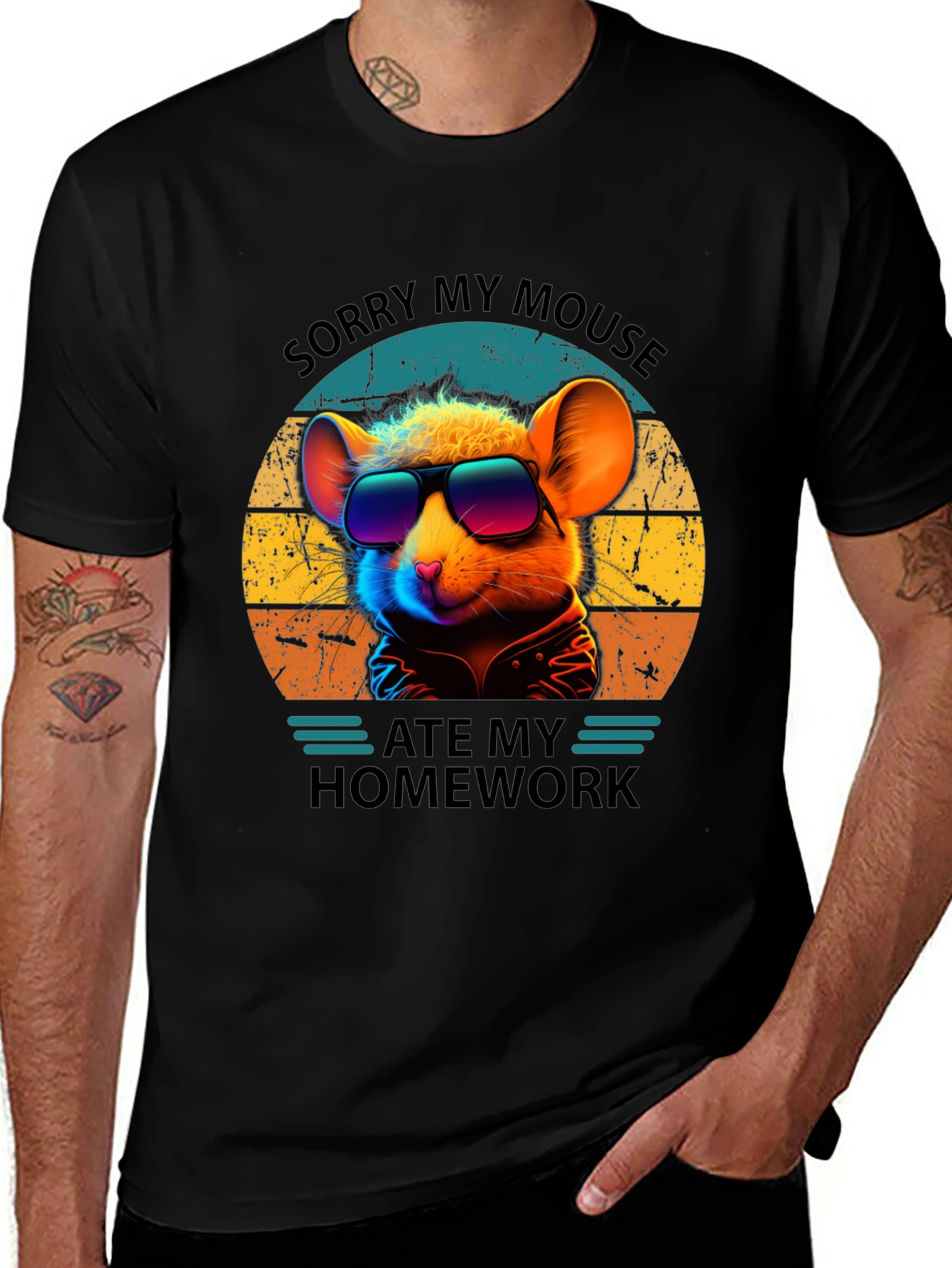 Variant 20 of Sorry My Mouse Ate My Homework T-Shirt