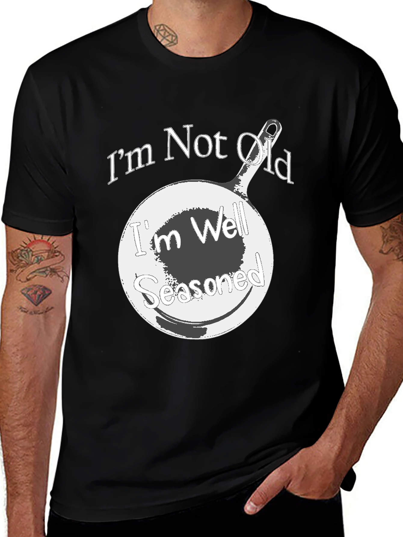 Variant 28 of Well Seasoned Black T-Shirt