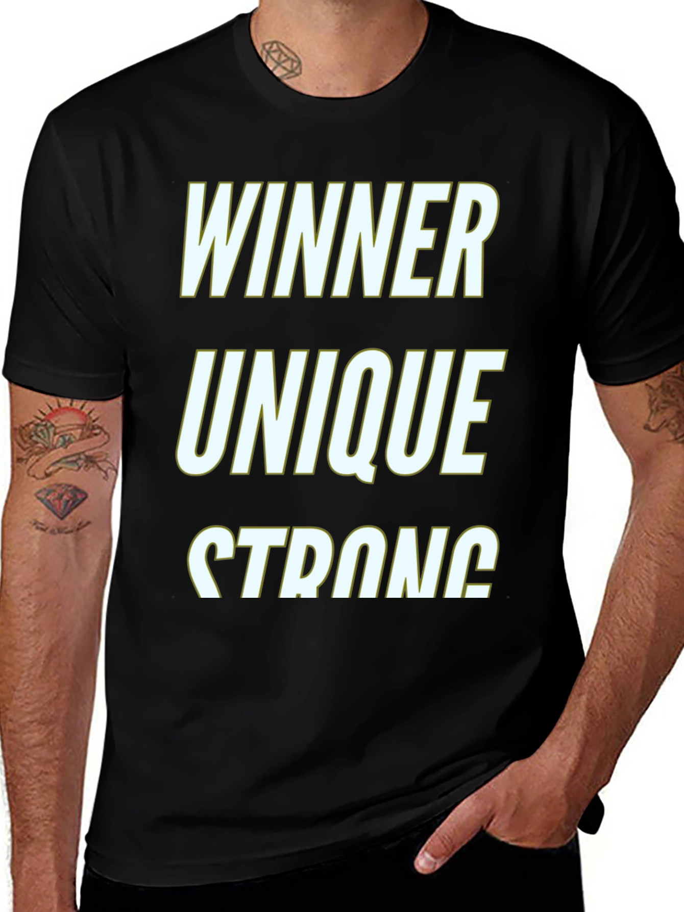 Variant 16 of Winner Unique Strong Graphic T-Shirt