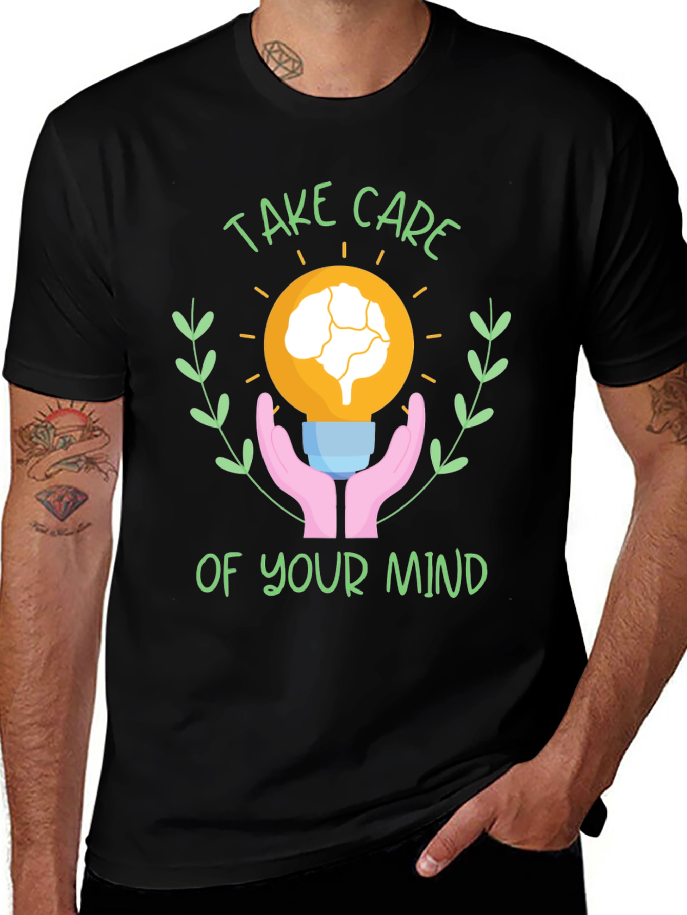 Variant 30 of Take Care of Your Mind T-Shirt - Mental Health Awareness