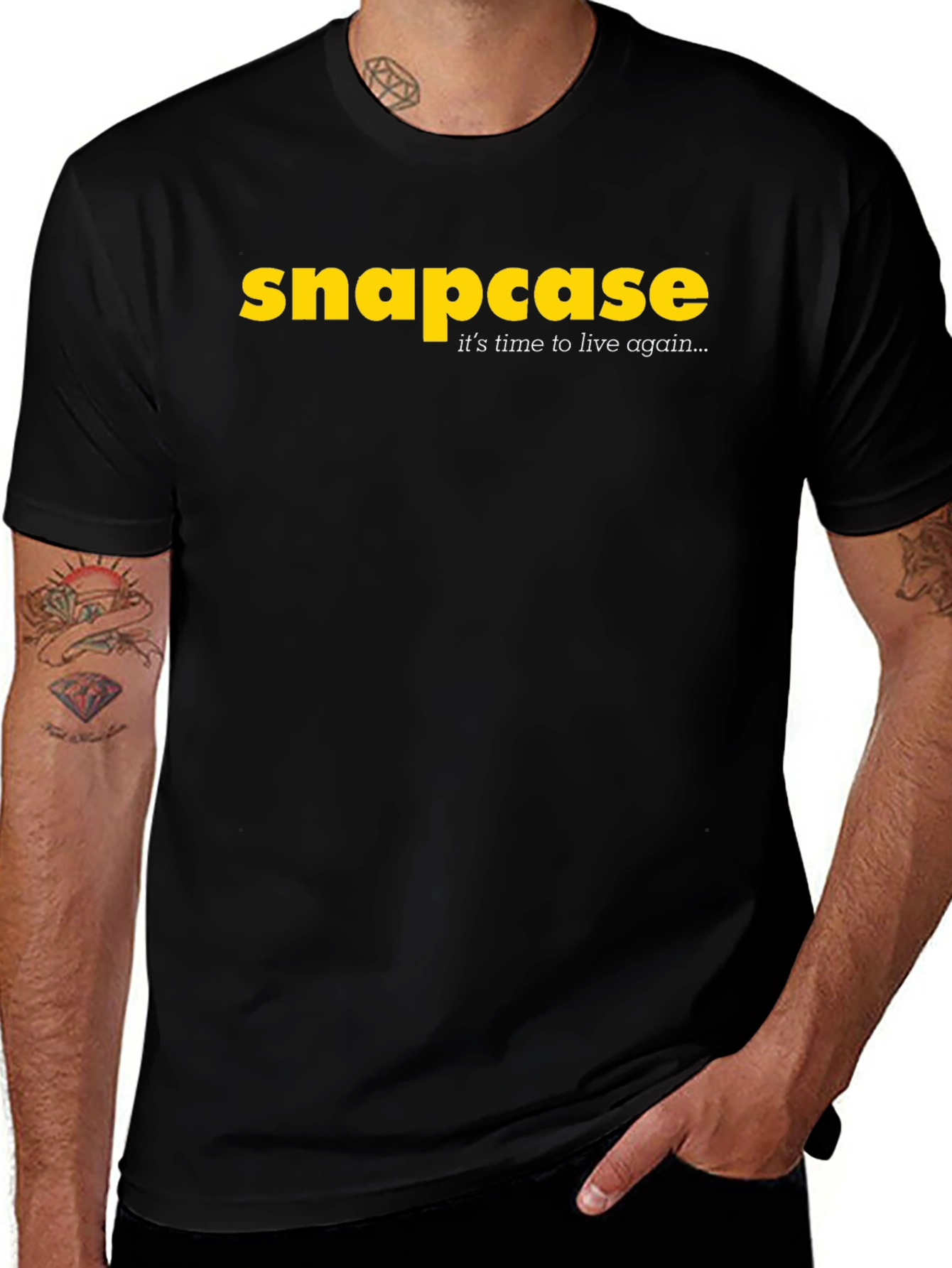 Variant 20 of Snapcase Graphic Tee - It's Time to Live Again