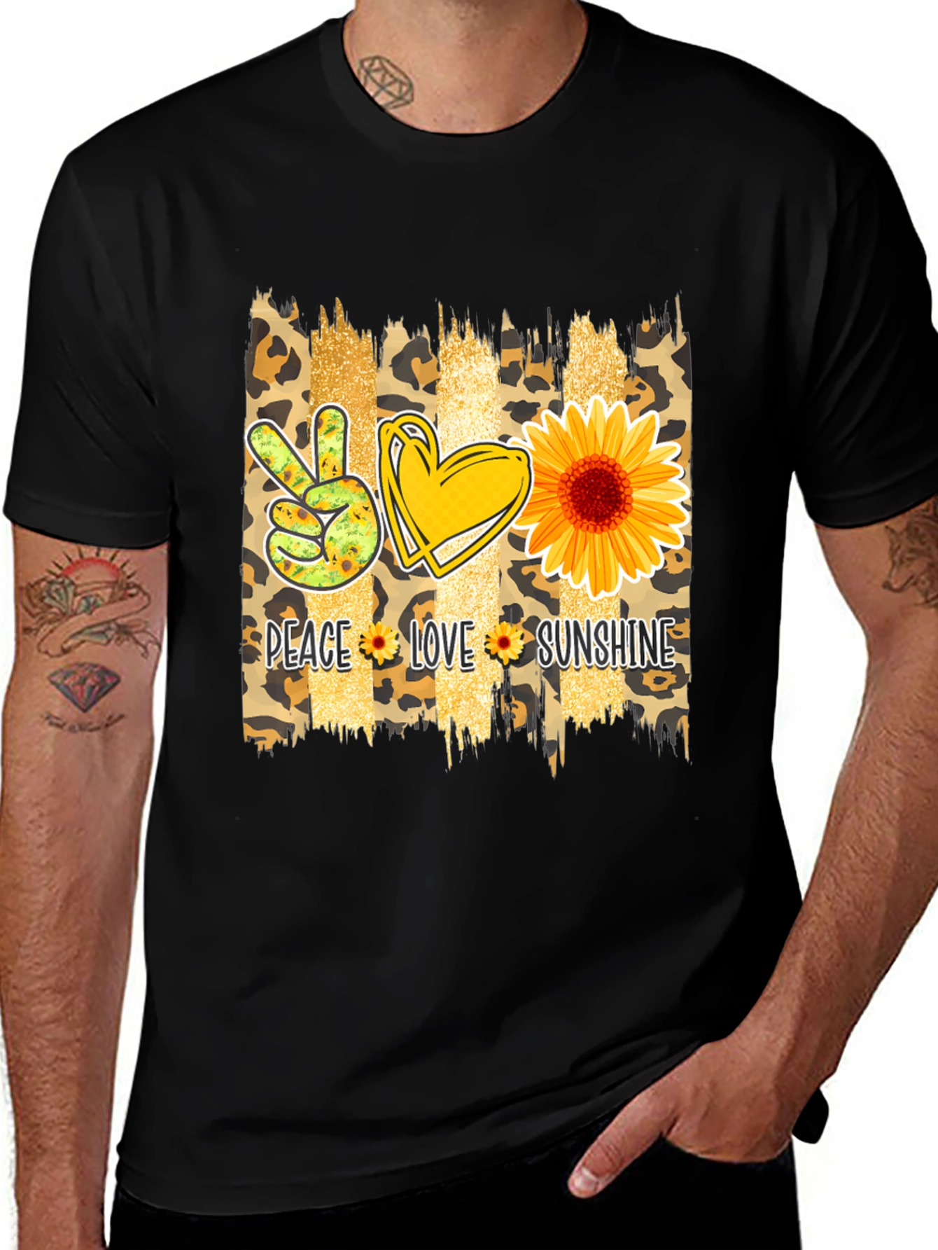 Variant 6 of Peace Love Sunshine Graphic Tee