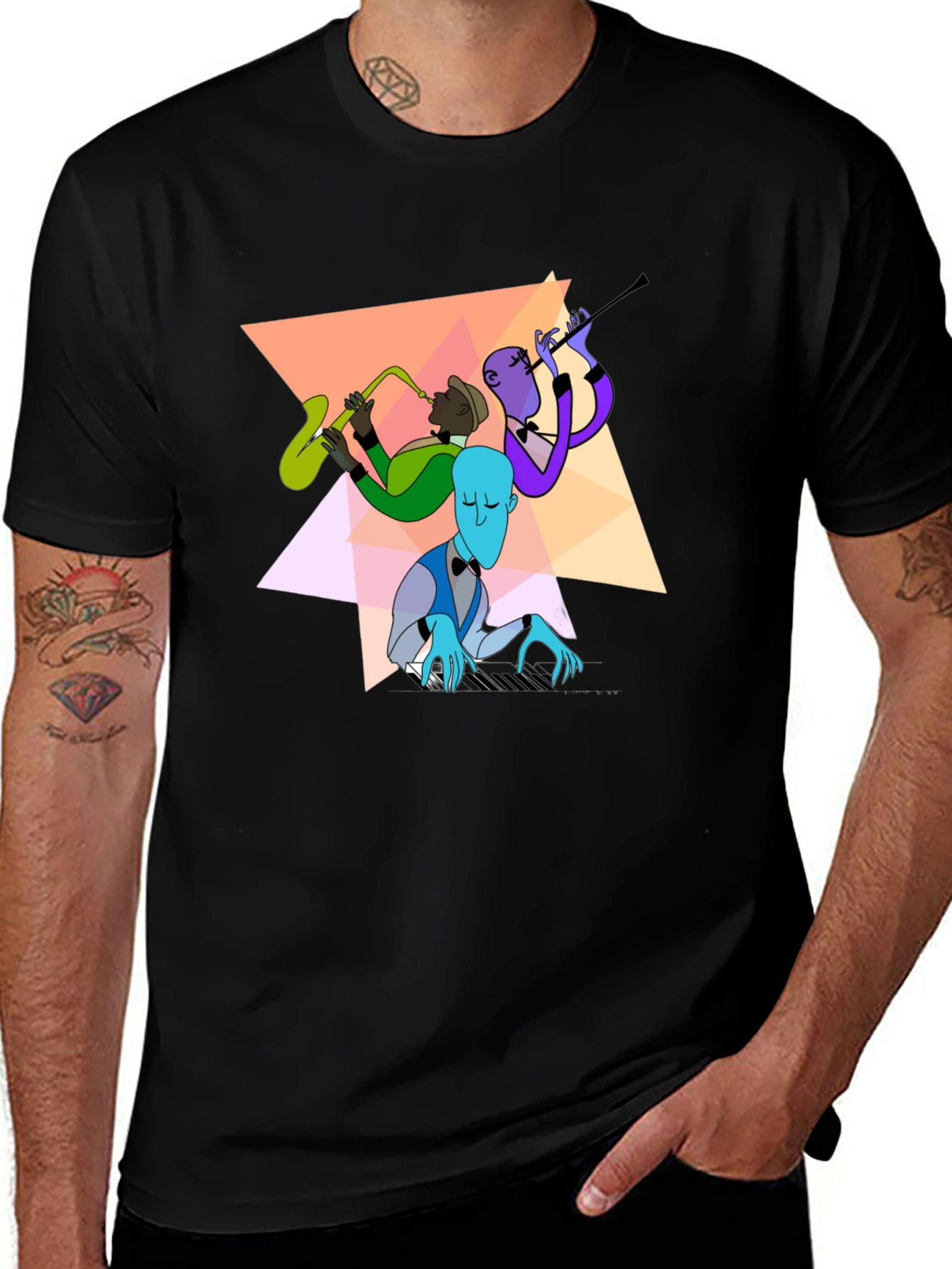 Variant 24 of Cool Jazz Band T-Shirt