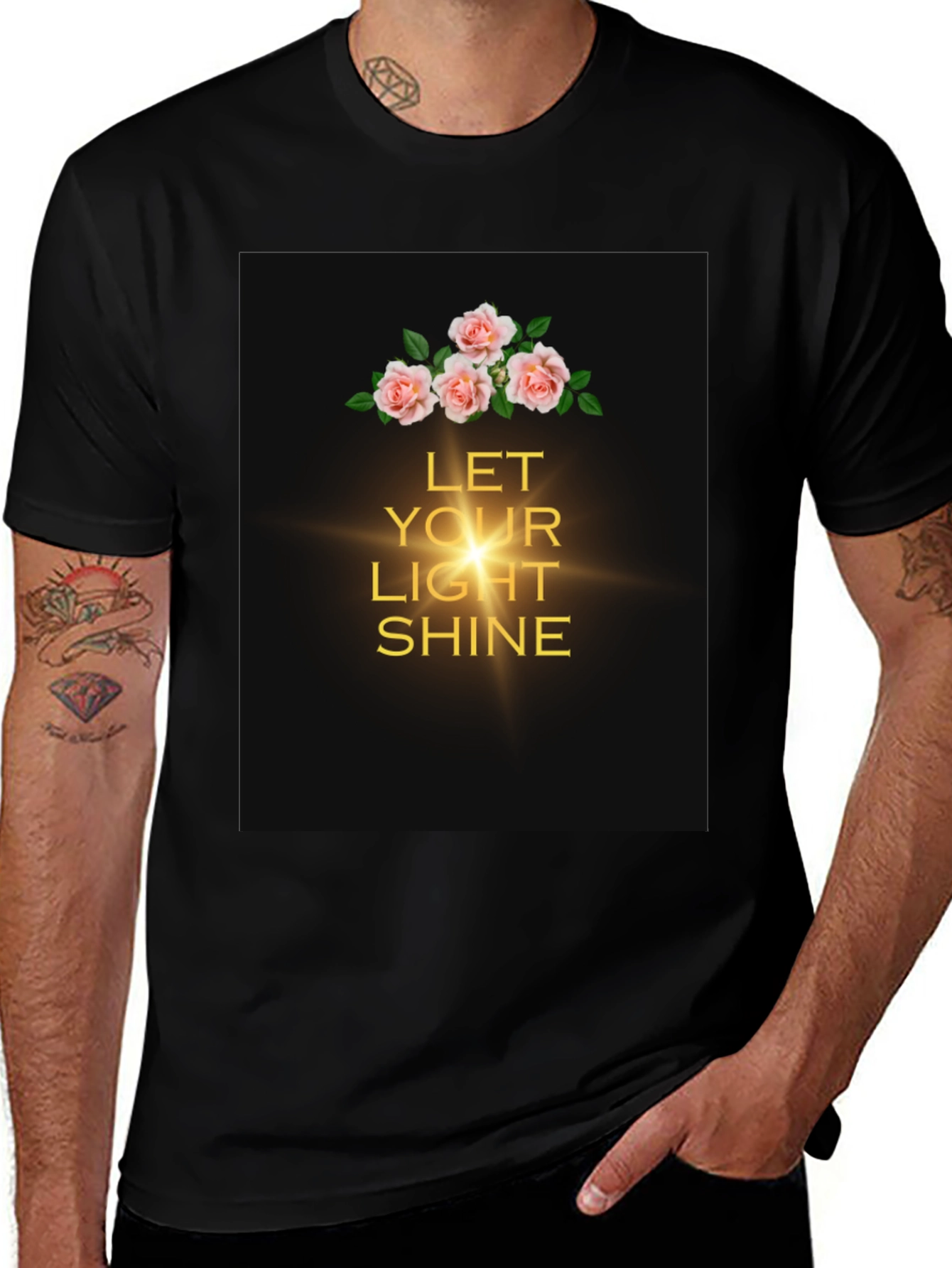 Variant 5 of Floral Light Shine T-Shirt