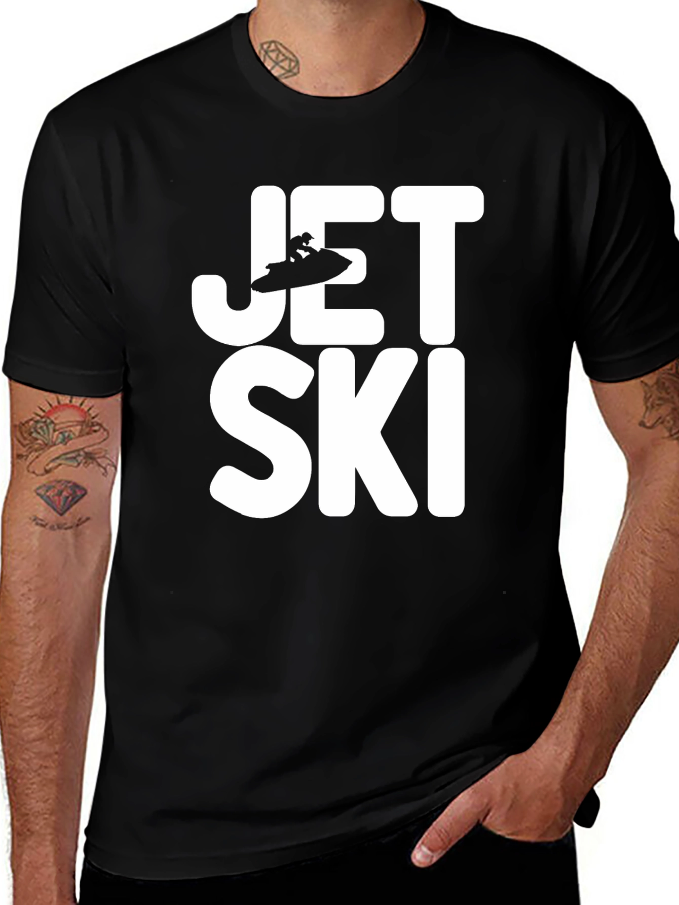 Variant 12 of Jet Ski Black Graphic T-Shirt
