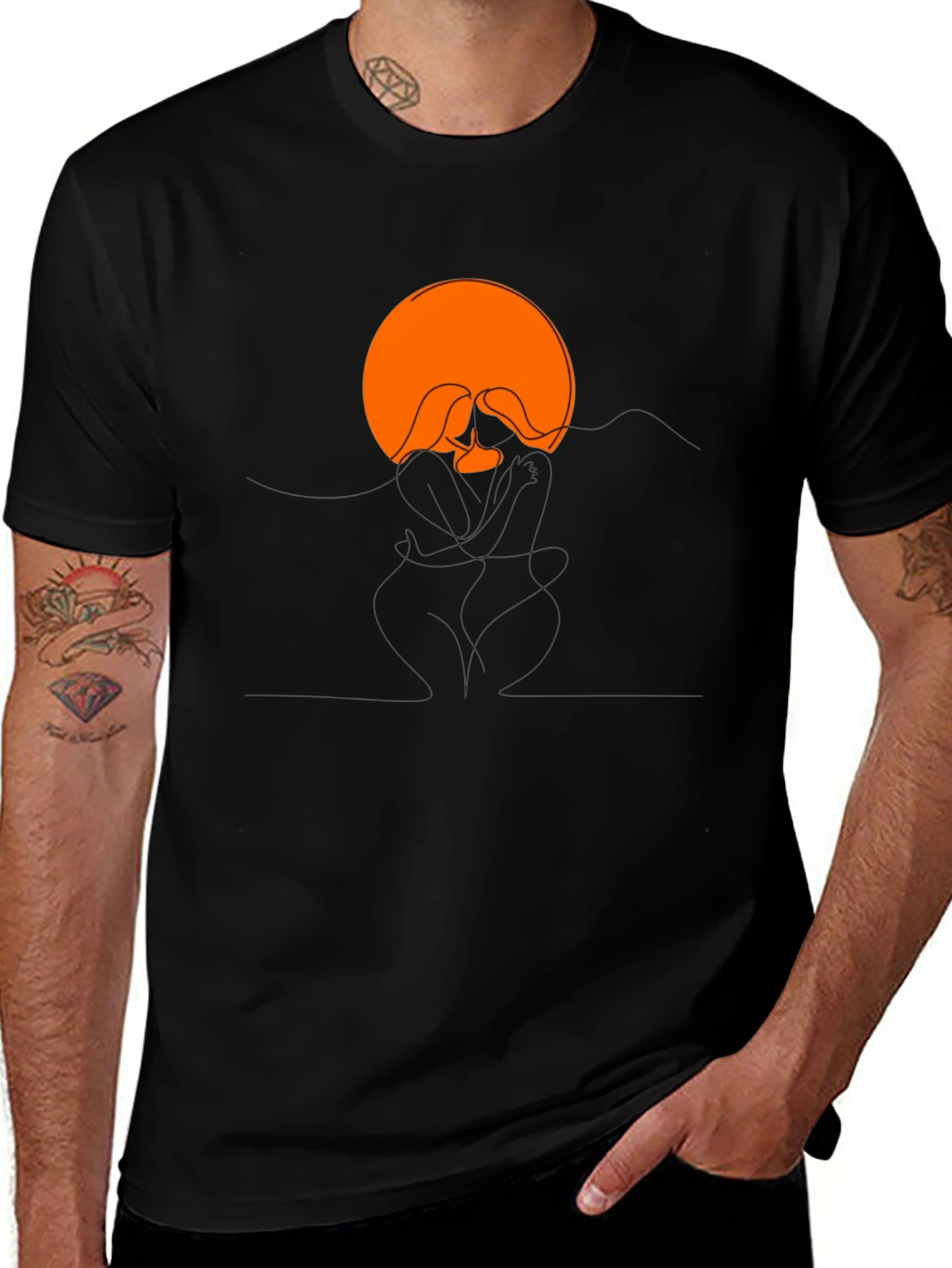 Black Mountain Silhouette T-Shirt main image