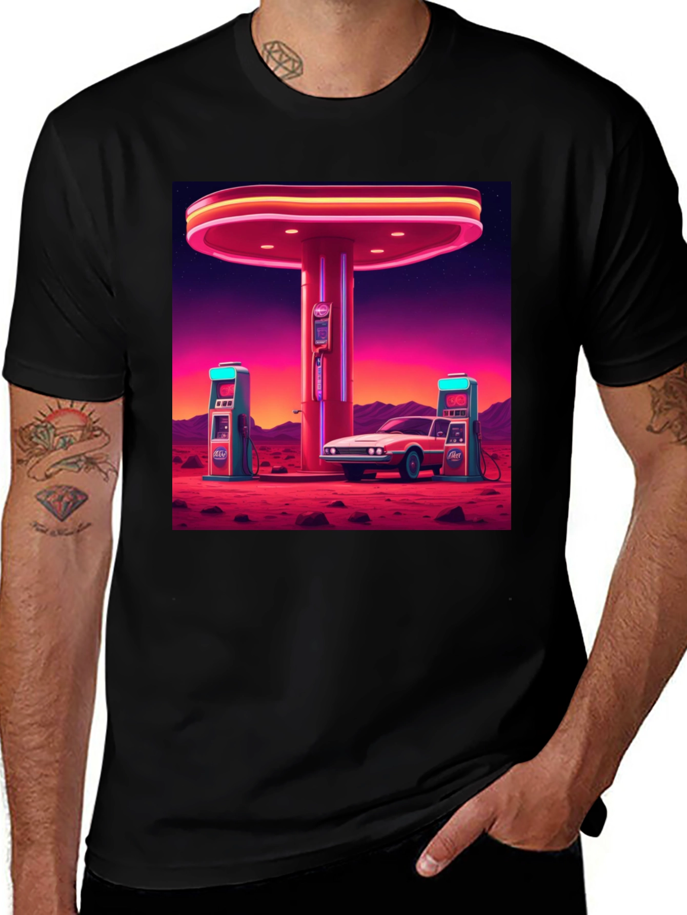 Retro Gas Station T-Shirt