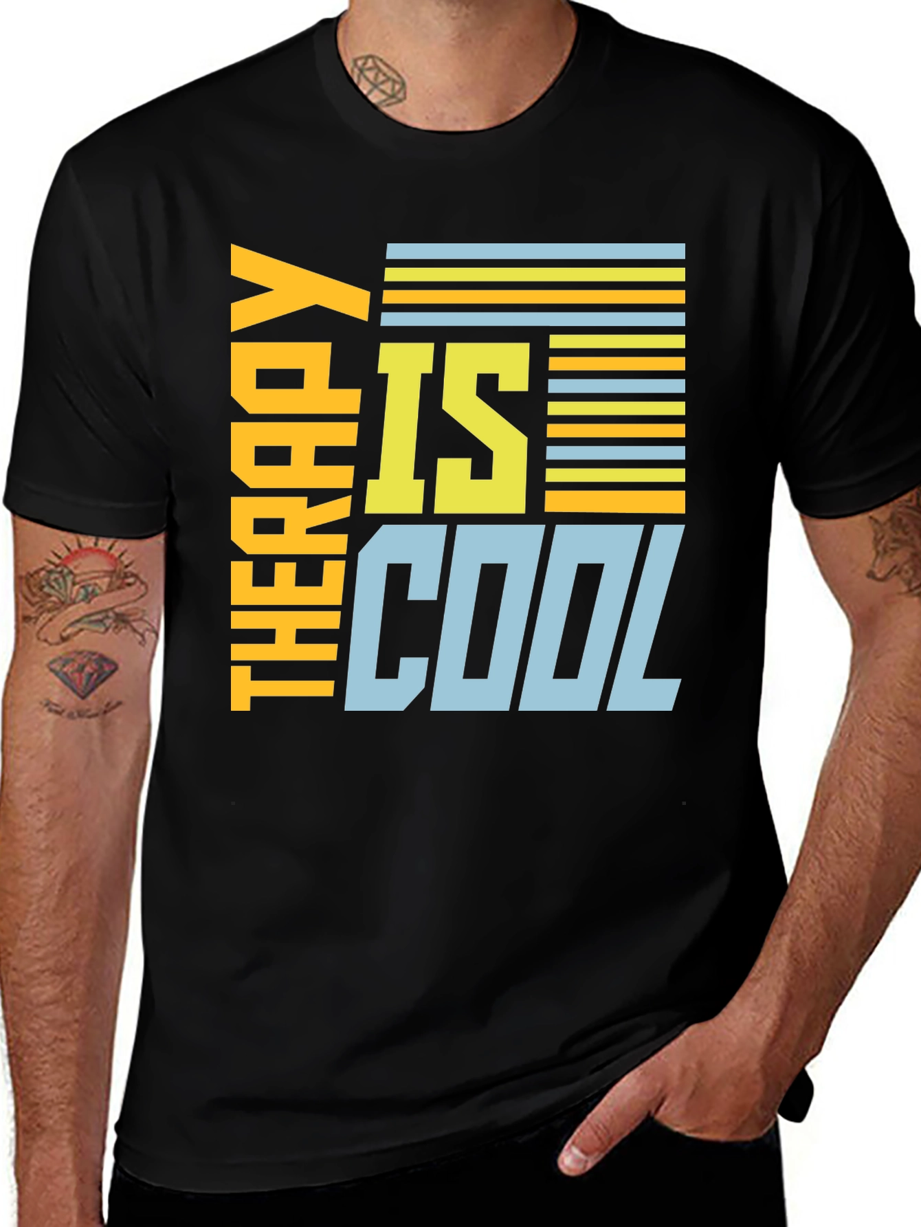 Variant 26 of Therapy Is Cool Graphic Tee - Stylish Unisex T-Shirt