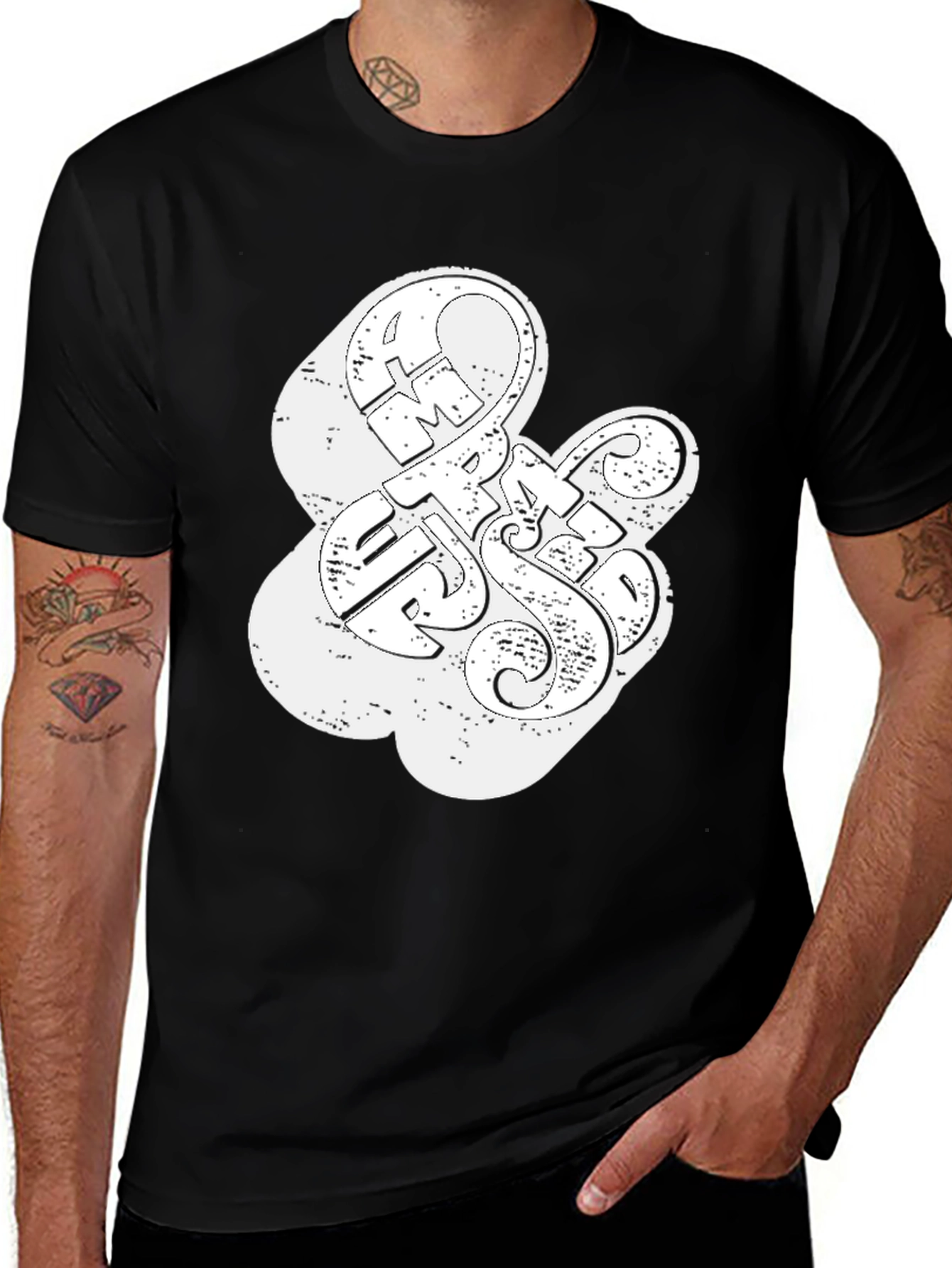 Retro Graphic Black T-Shirt