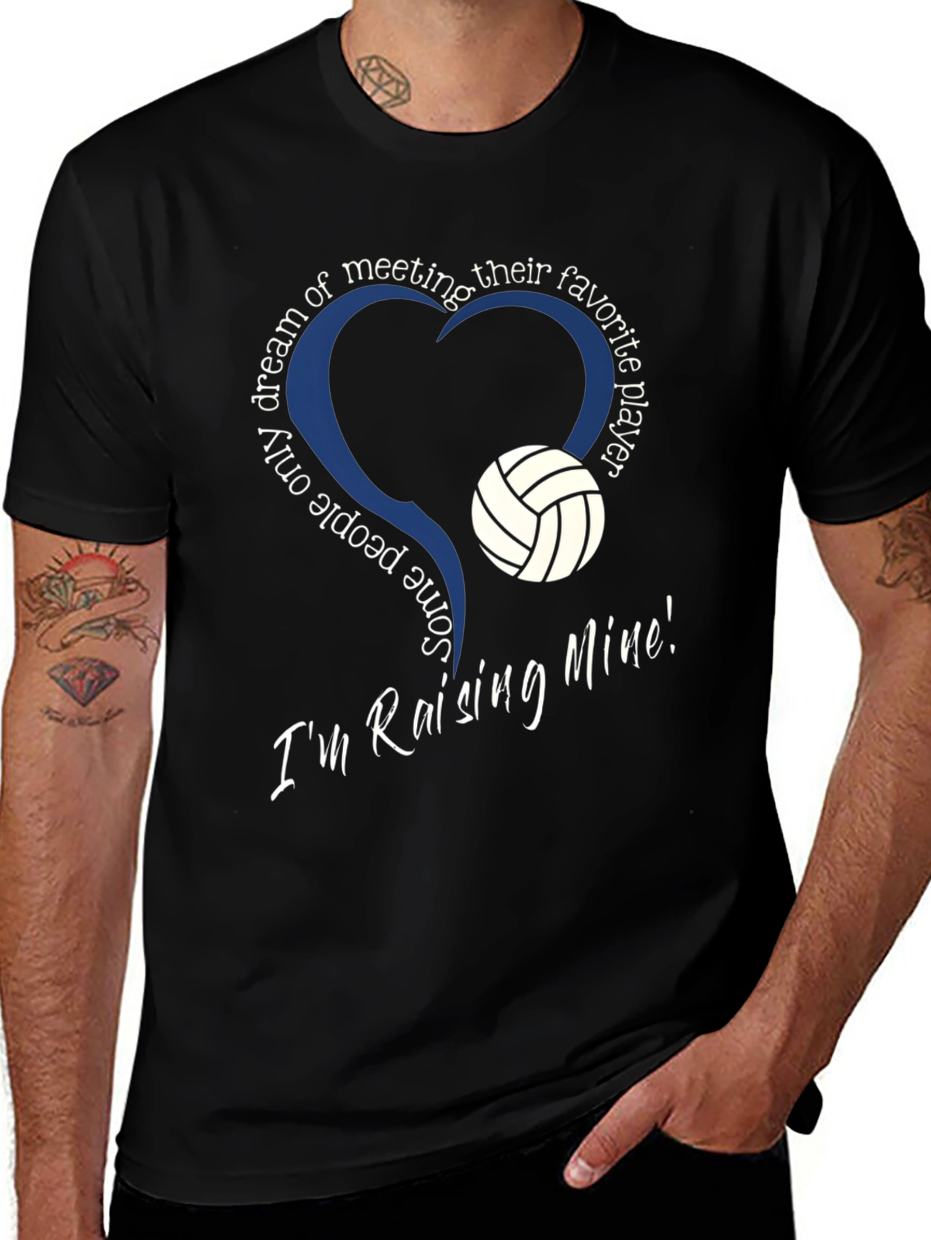 Variant 21 of Volleyball Mom T-Shirt - Raising My Favorite Player
