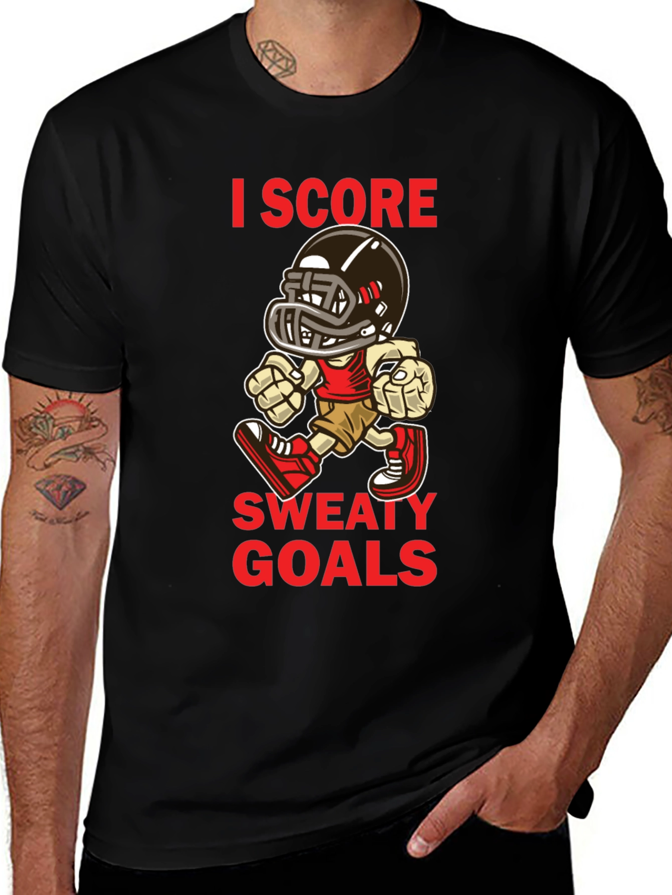 Variant 4 of I Score Sweaty Goals Football T-Shirt