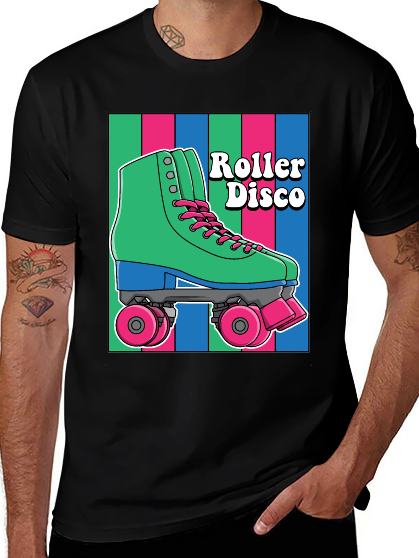 Variant 18 of Retro Roller Disco T-Shirt