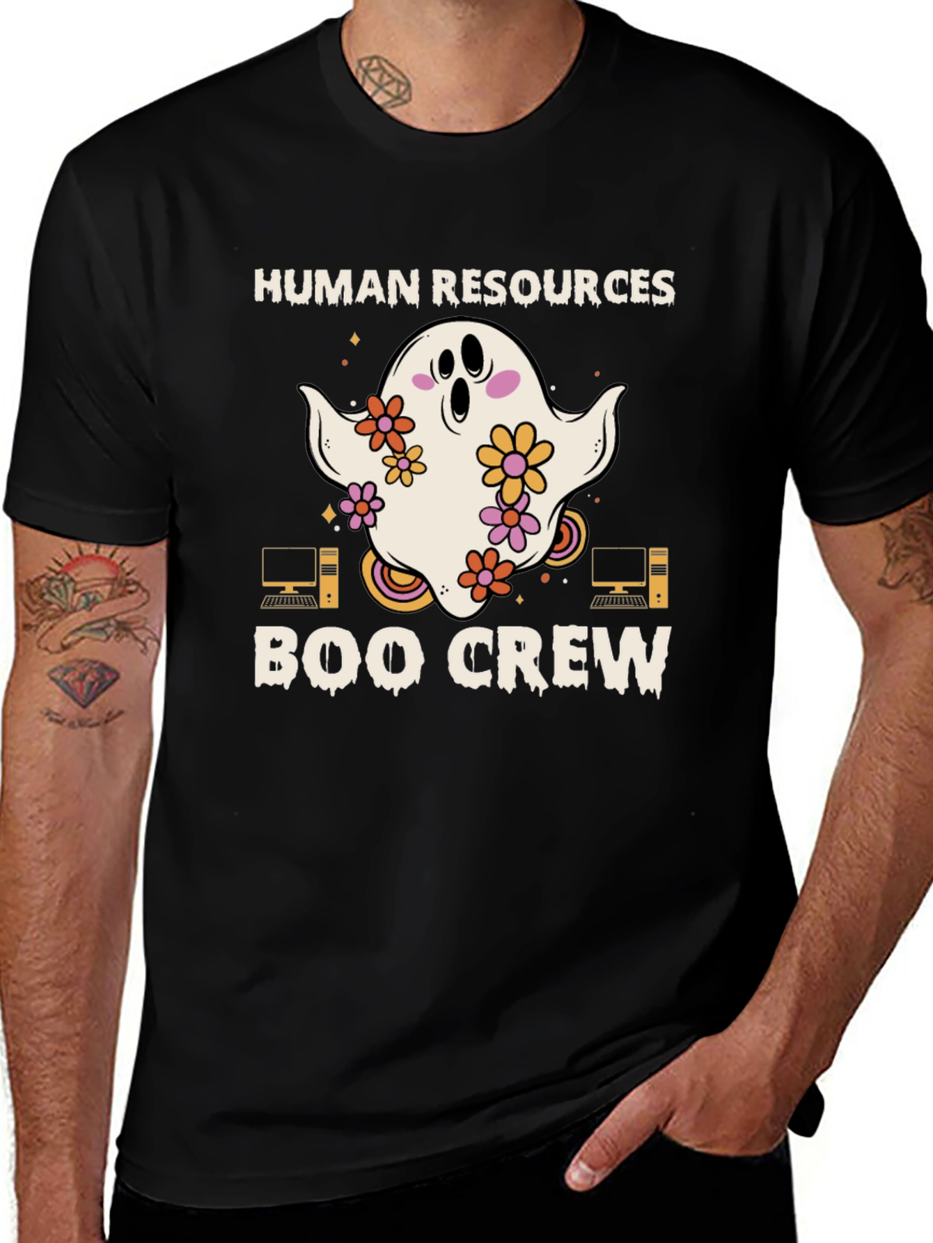 Human Resources Boo Crew Halloween T-Shirt