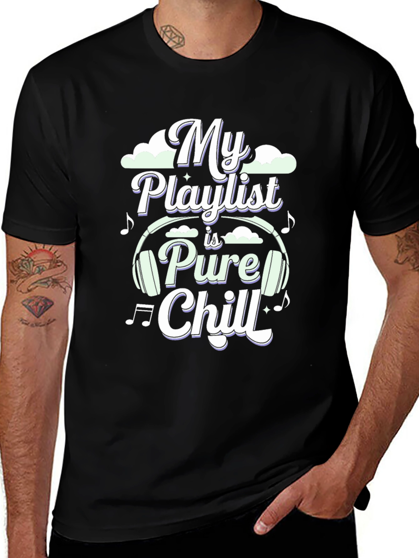 Variant 23 of Pure Chill Music T-Shirt