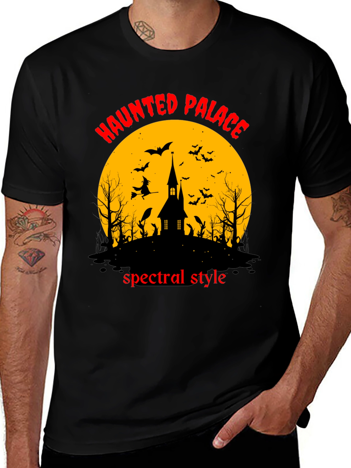 Variant 24 of Haunted Palace Spectral Style Black T-Shirt