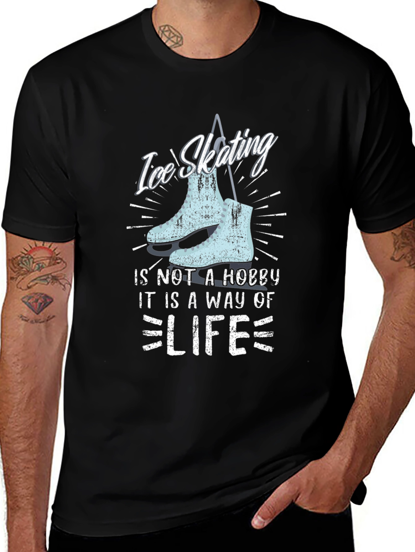 Variant 24 of Ice Skating is a Way of Life T-Shirt