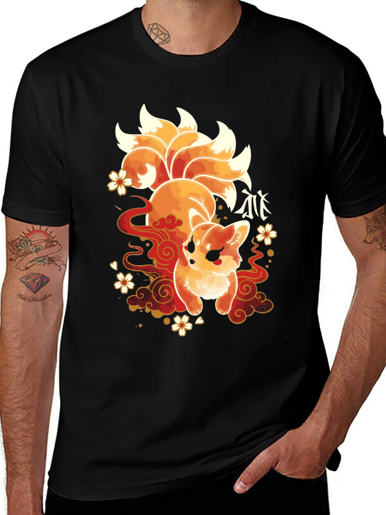 Nine-Tailed Fox Graphic Tee