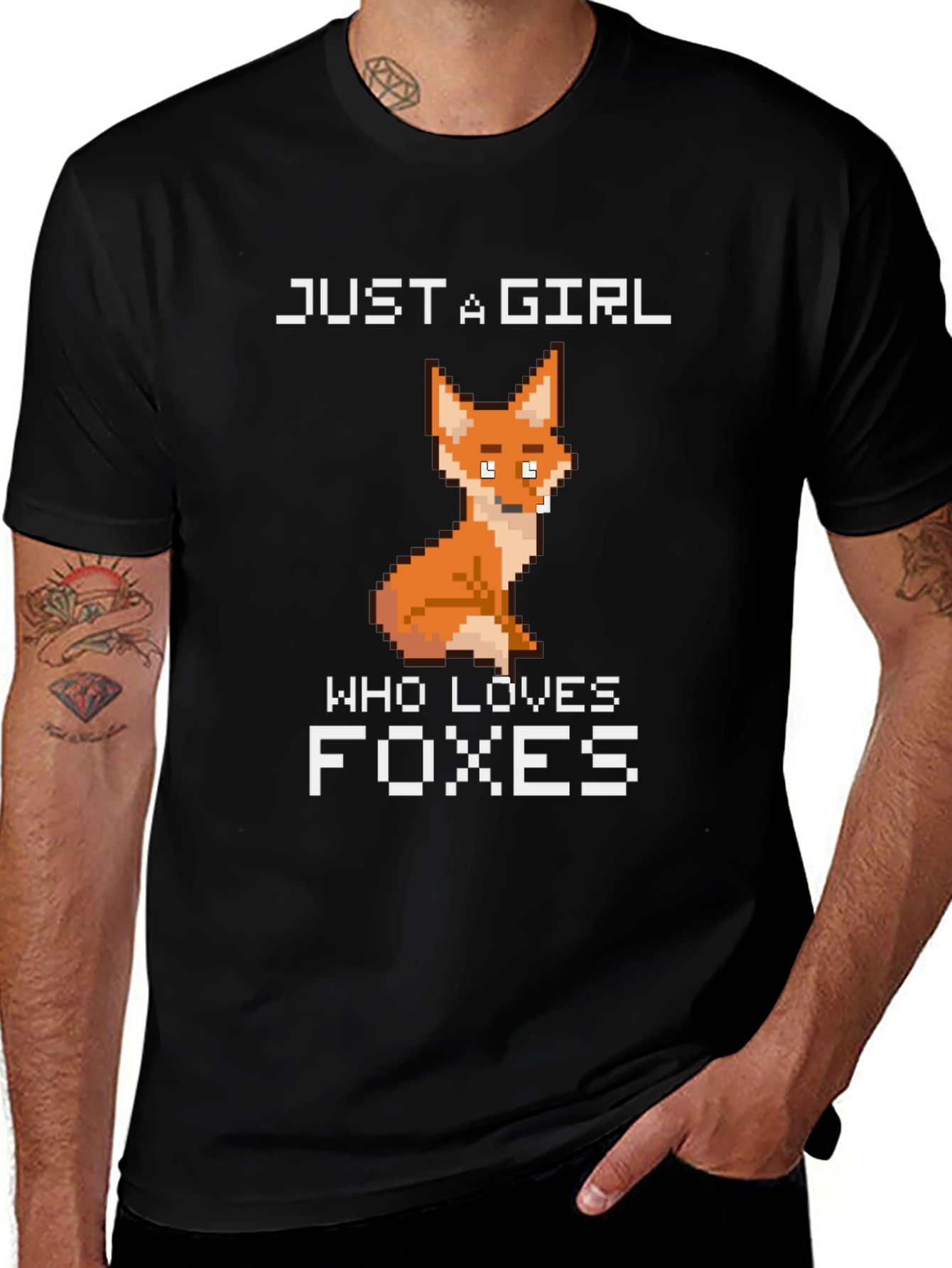 Variant 5 of Just a Girl Who Loves Foxes T-Shirt