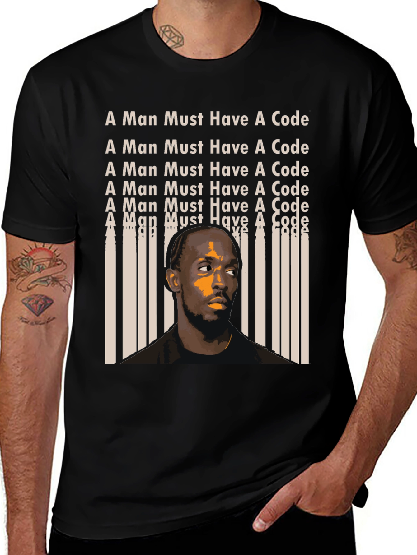 The Wire Omar Little "A Man Must Have a Code" T-Shirt
