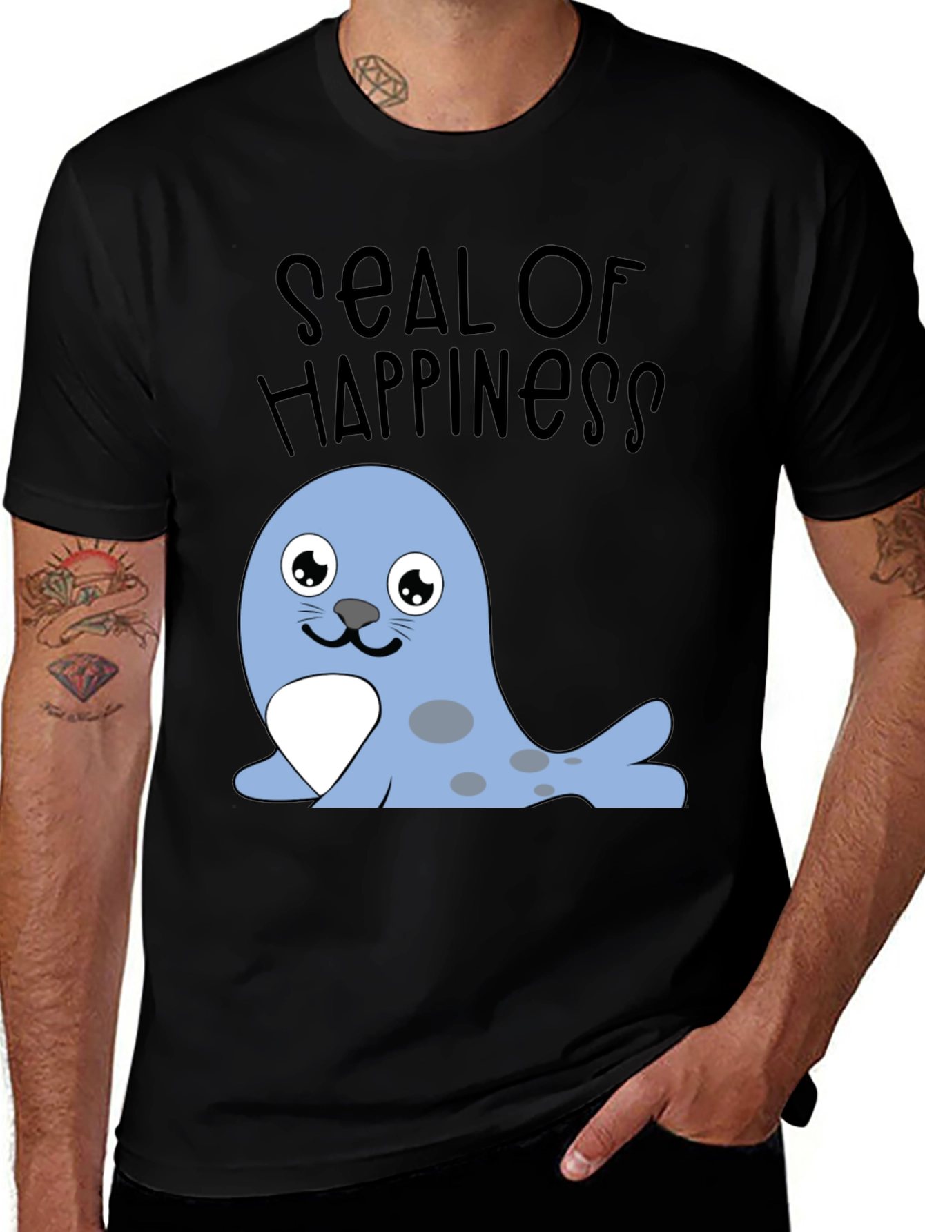 Variant 5 of Seal of Happiness Graphic T-Shirt