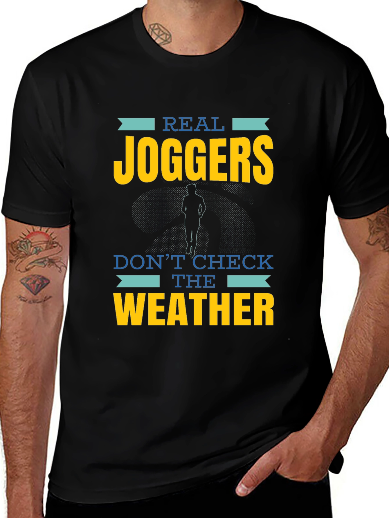 Real Joggers T-Shirt - Don't Check the Weather