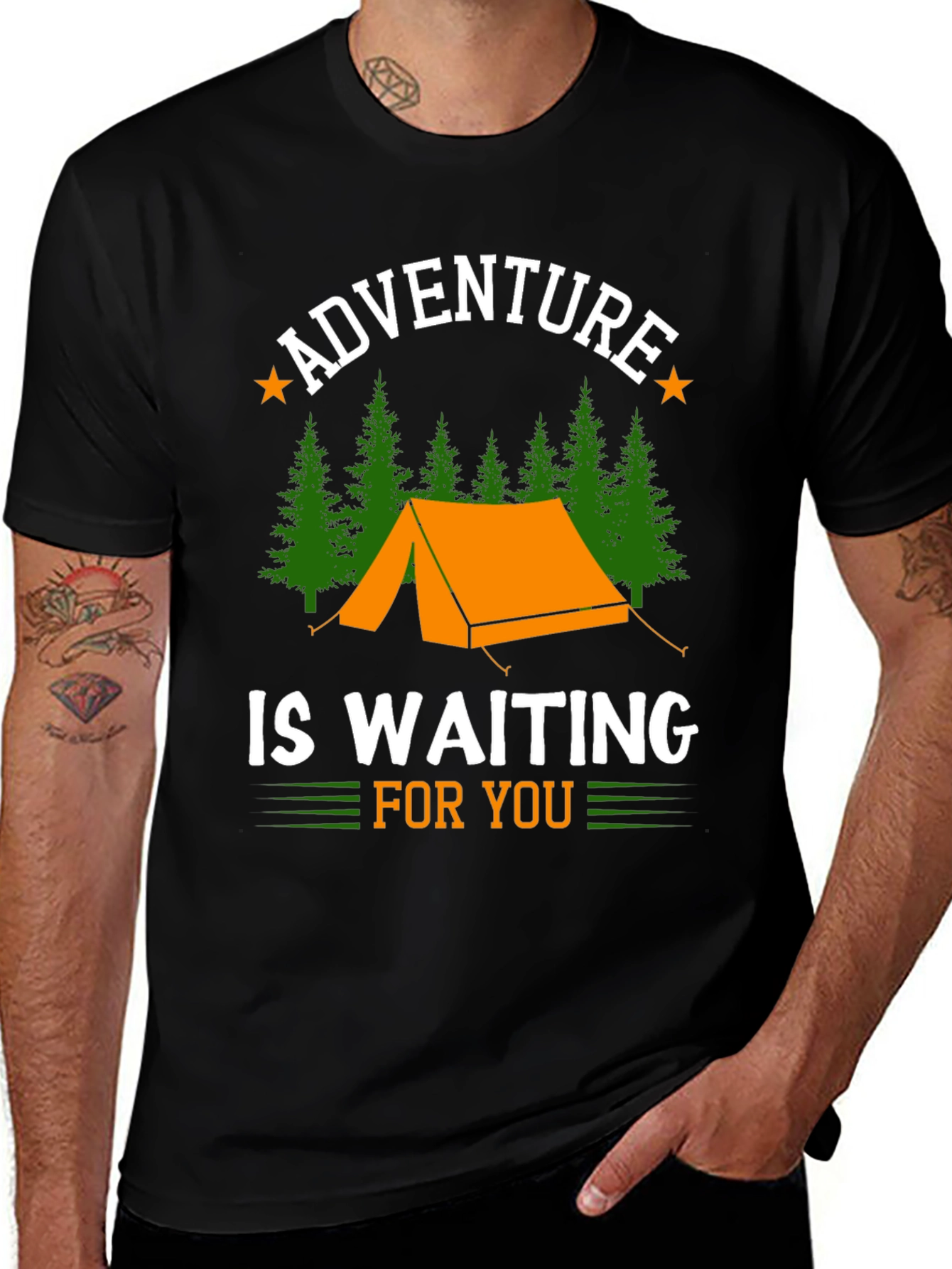 Variant 6 of Adventure is Waiting Graphic Tee
