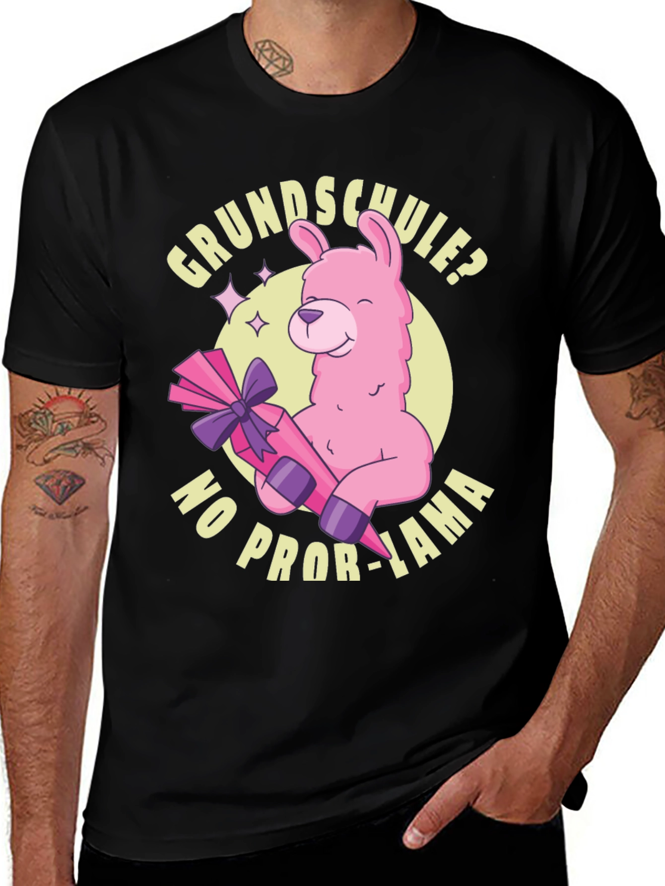 Variant 24 of Grundschule? No Prob-Lama Graphic T-Shirt