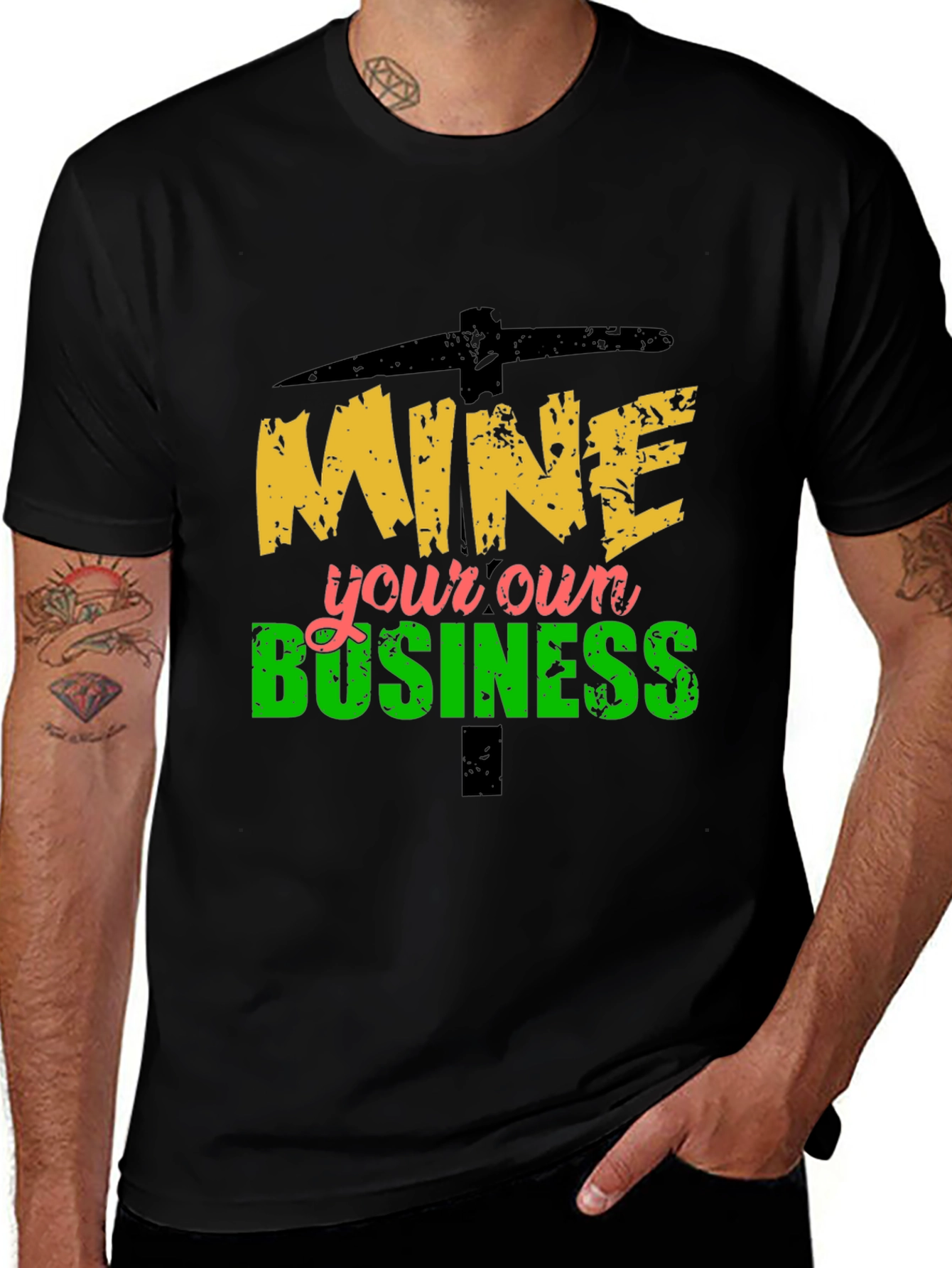 Variant 10 of Mine Your Own Business Graphic Tee