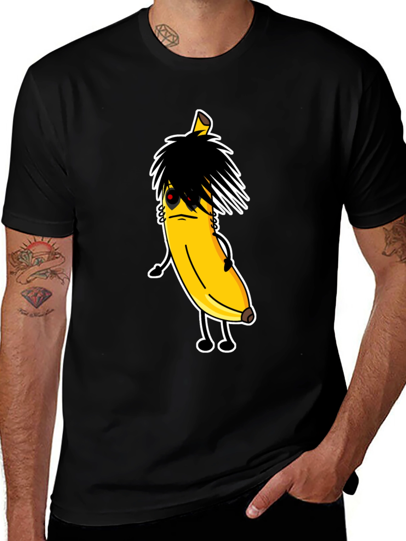 Variant 19 of Emo Banana T-Shirt - Unique Graphic Tee